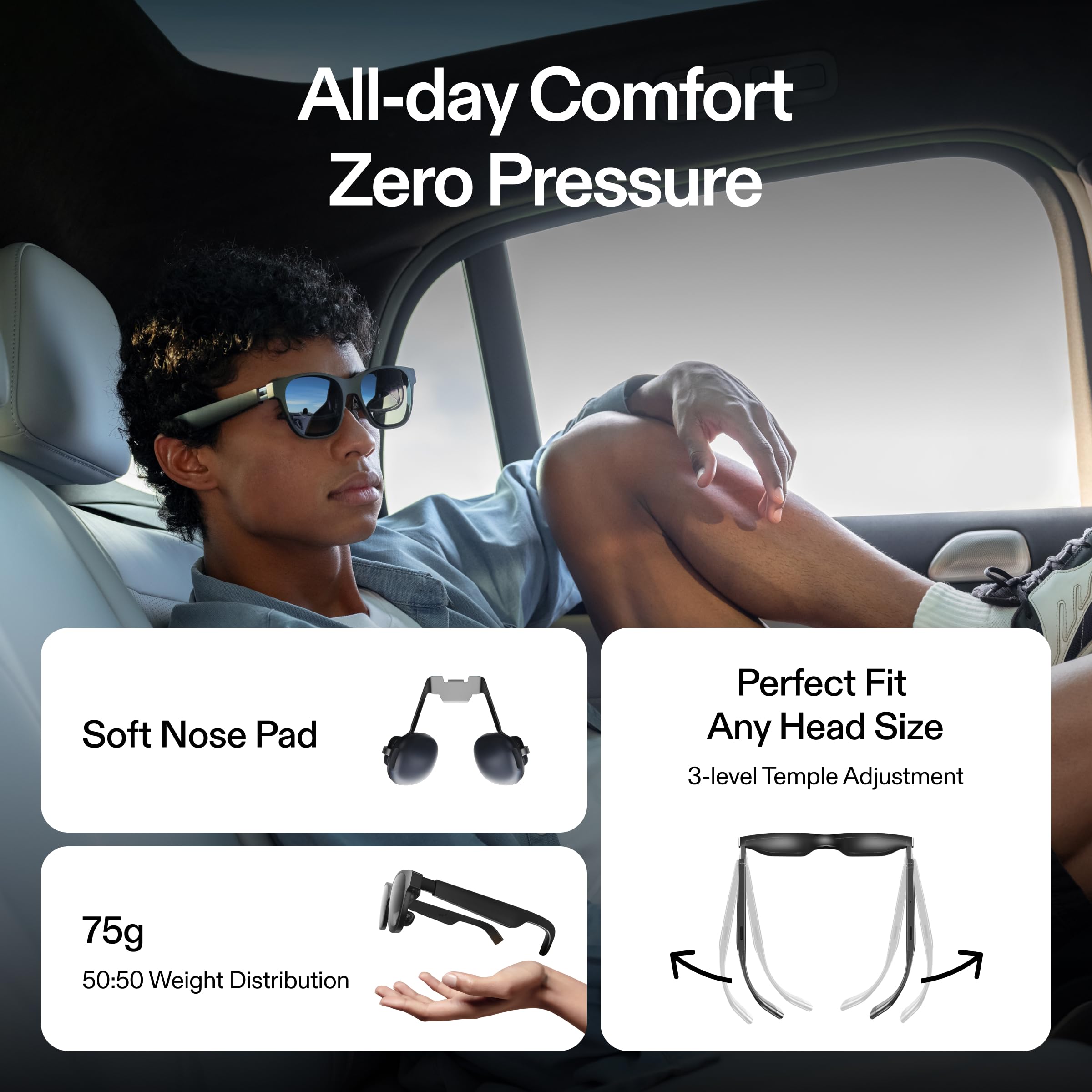 xreal-air-2-pro-lunettes-ar-1080p-120hz-75-g-avec-contr-le-d-immersion-3-niveaux image 7