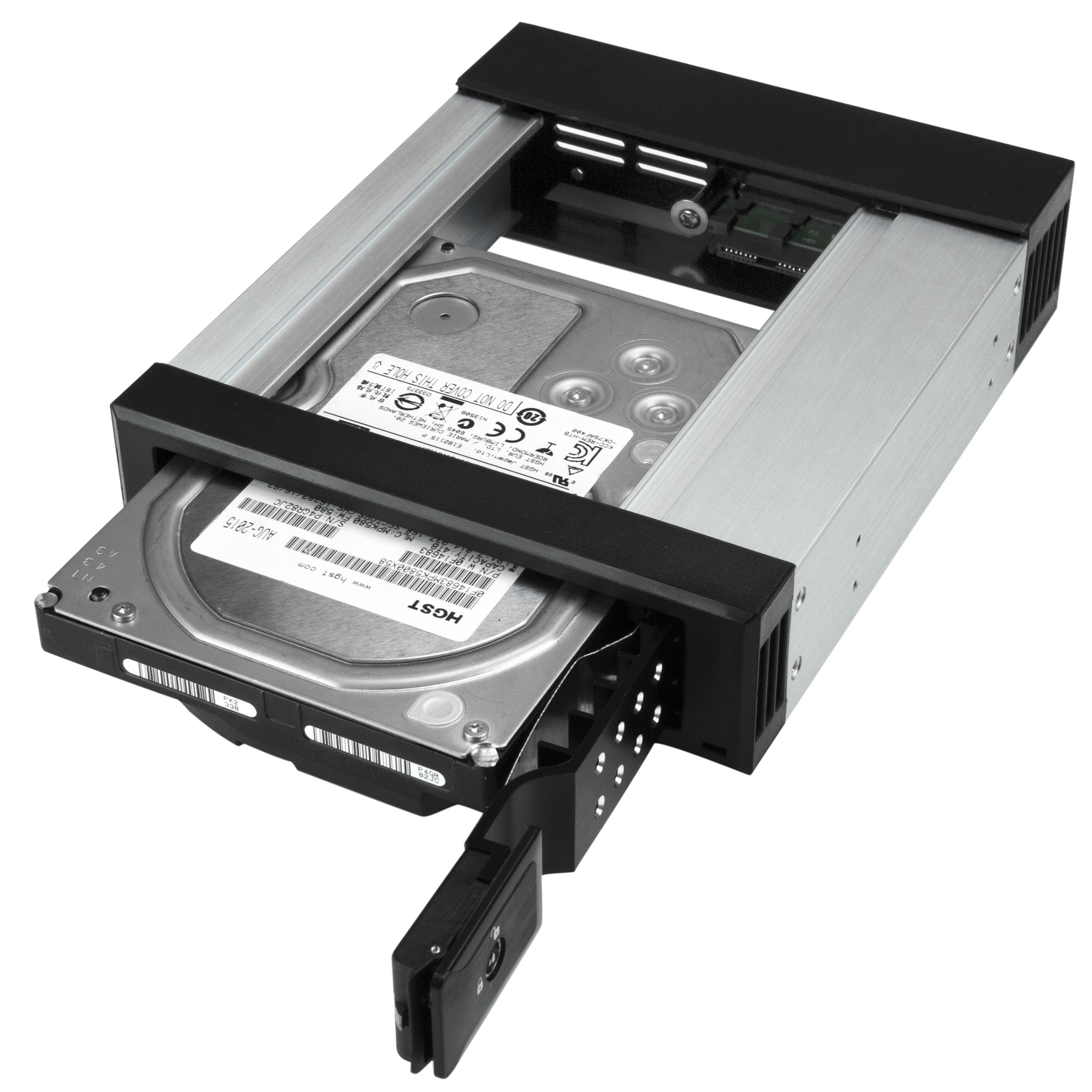 startech-com-baie-mobile-sata-sas-3-5-sans-tiroir-aluminium-5-25-hsb1satsasba image 5