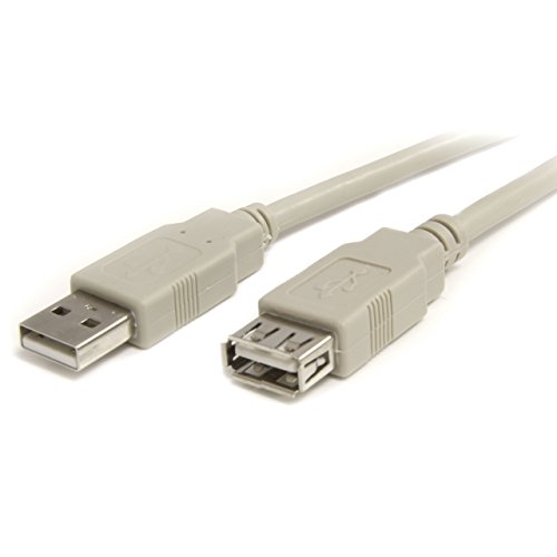 startech-com-usbextaa-6-c-ble-d-extension-usb-2-0-1-8-m-usb-a-m-f-beige image 2
