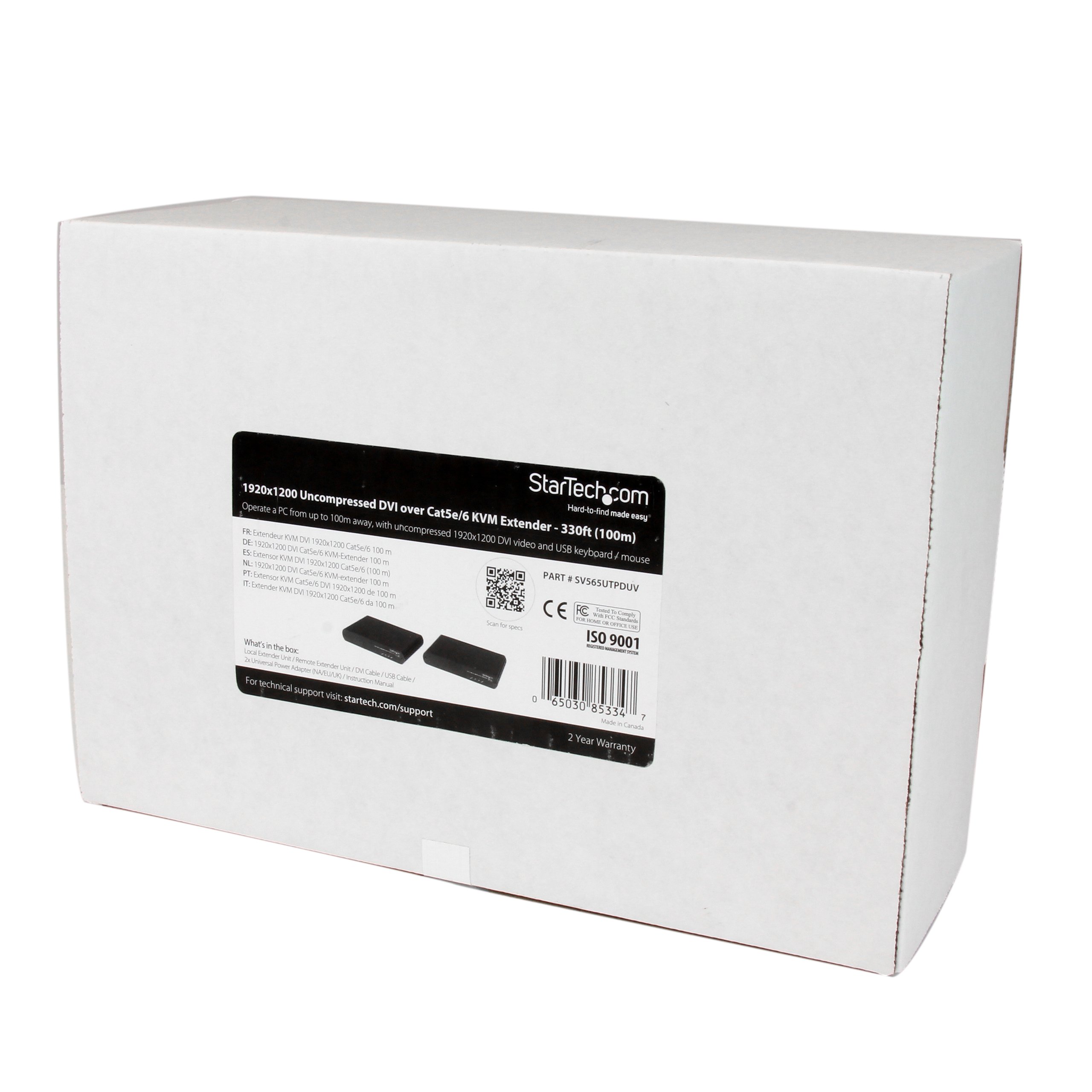 startech-com-sv565utpduv-extendeur-console-kvm-usb-dvi-sur-cat5e-6-100-m image 6