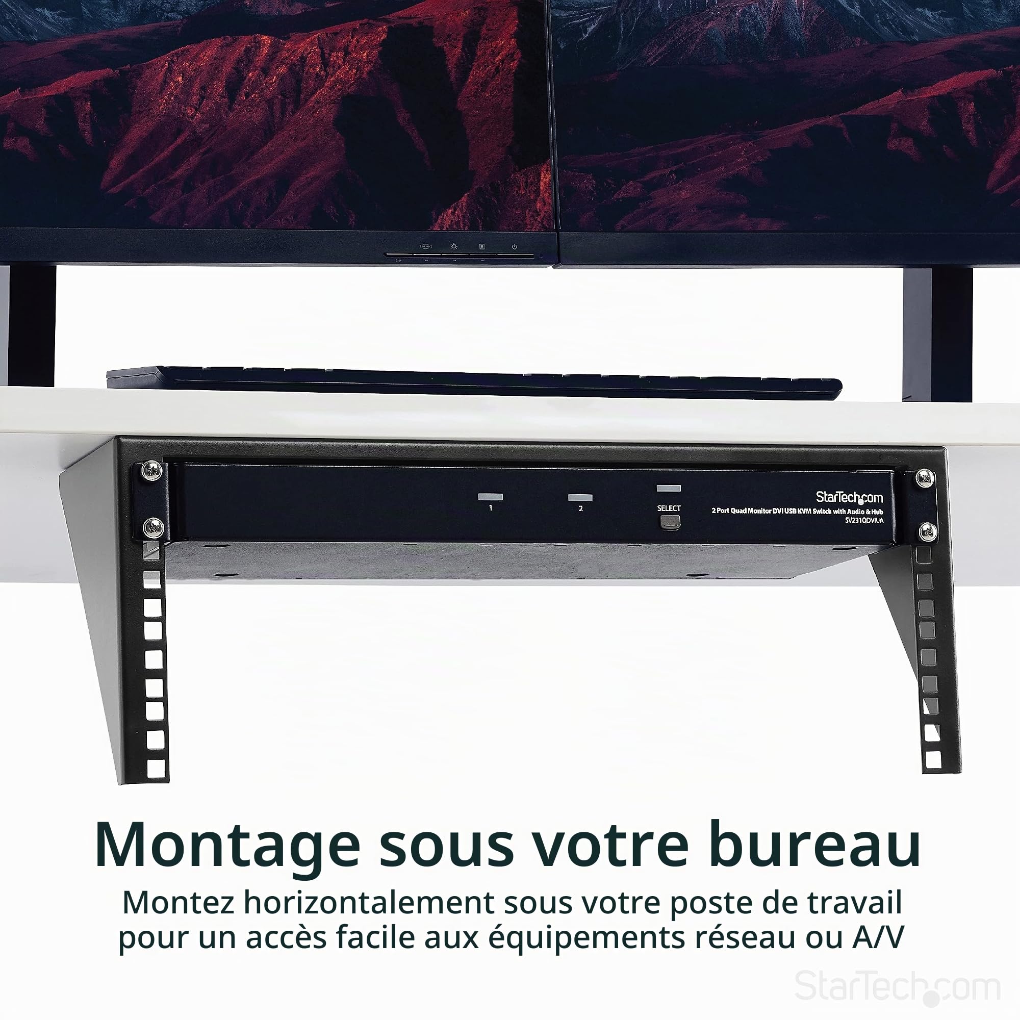 startech-com-rk419wallv-support-mural-vertical-rack-19-4u-56-7-kg-noir image 6