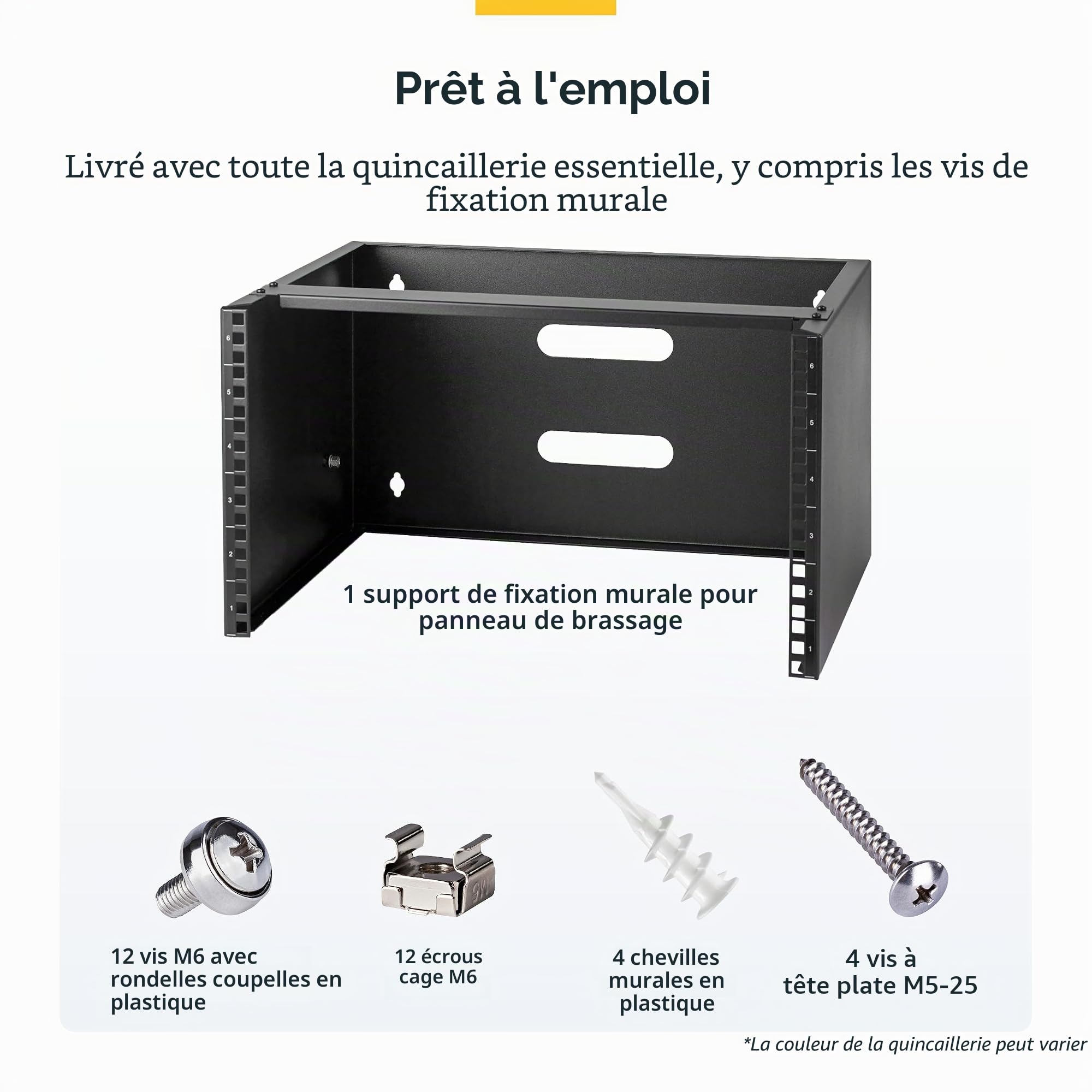 startech-com-rack-mural-6u-19-profil-bas-35cm-20kg-noir-s-rie-4postrack-u image 5