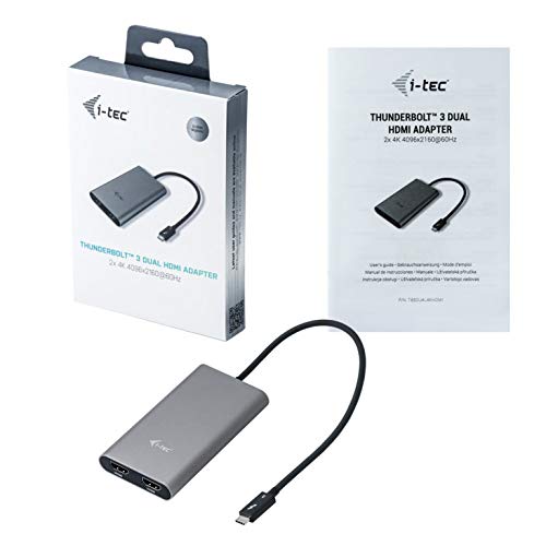 i-tec-tb3dual4khdmi-adaptateur-thunderbolt-3-dual-hdmi-2x-4k-60hz image 6