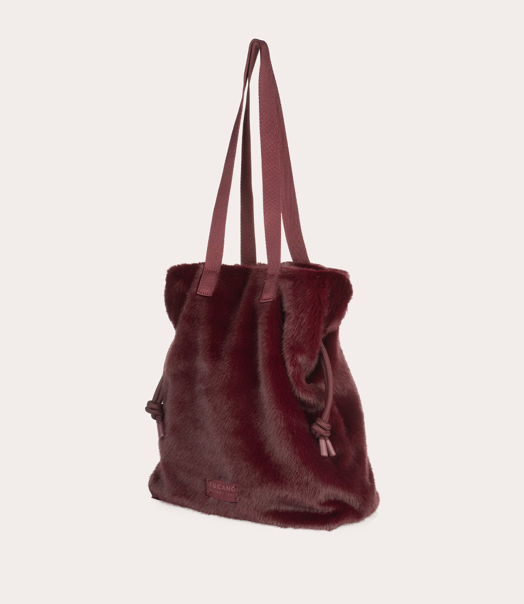 tucano-nina-fur-tote-bag-sac-cabas-fausse-fourrure image 2