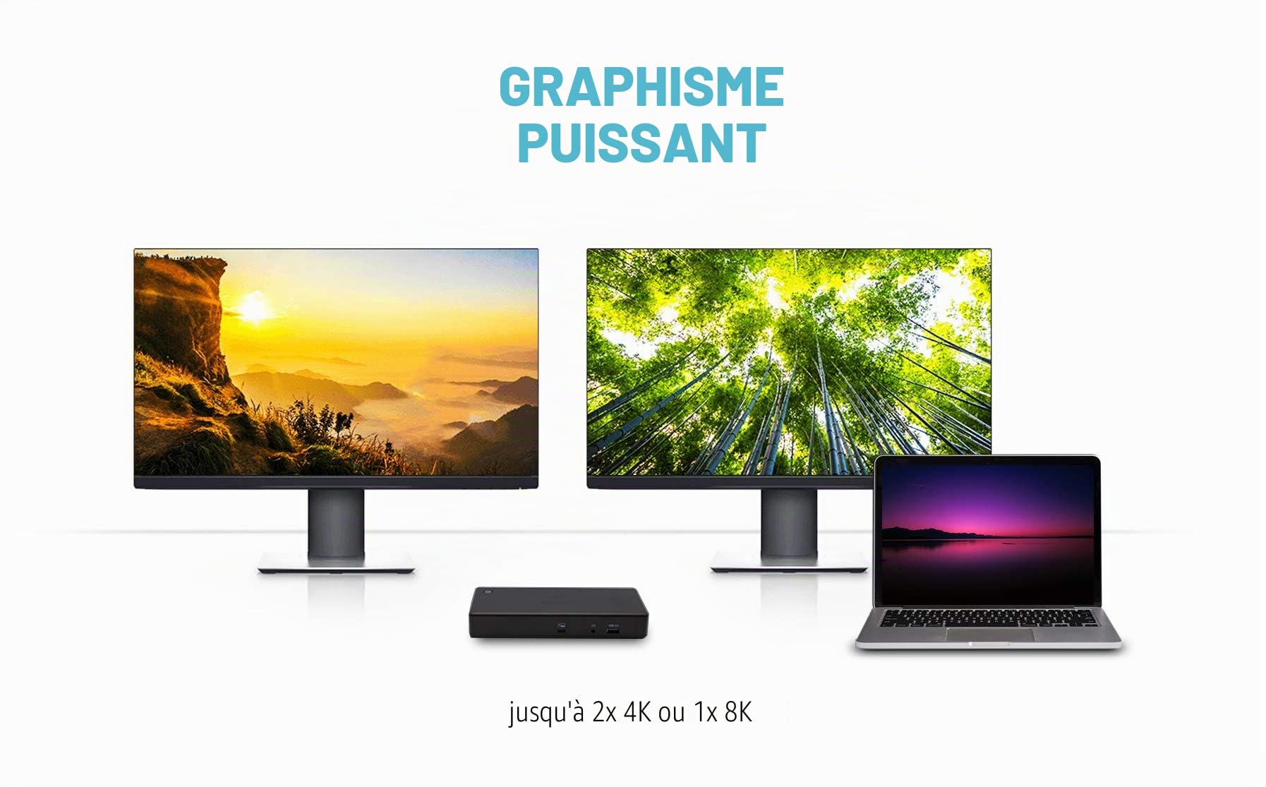 i-tec-station-accueil-thunderbolt-3-usb-c-double-4k-8k-85w image 3