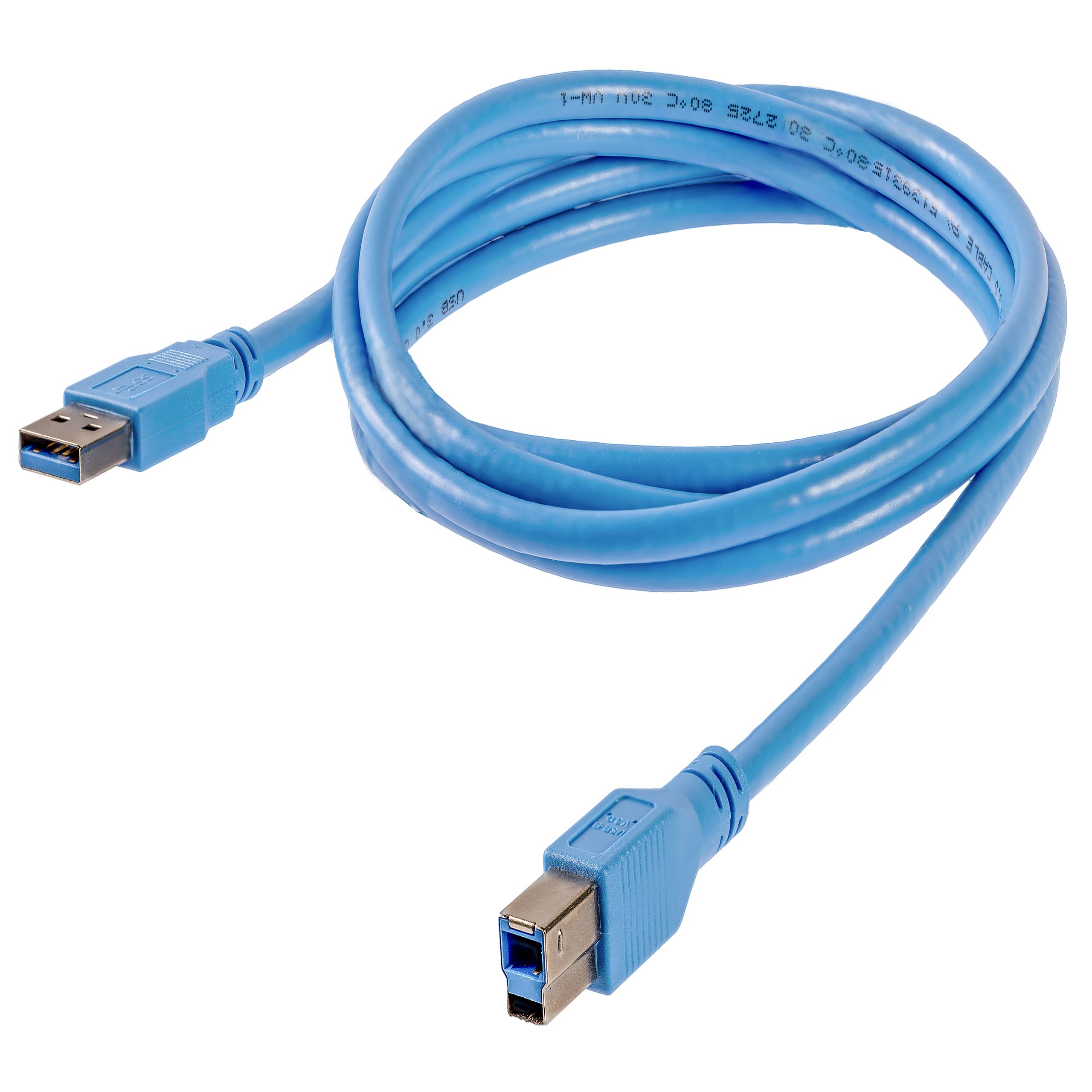 startech-com-c-ble-superspeed-usb-3-0-type-a-vers-type-b-m-m-1-8m-bleu image 2
