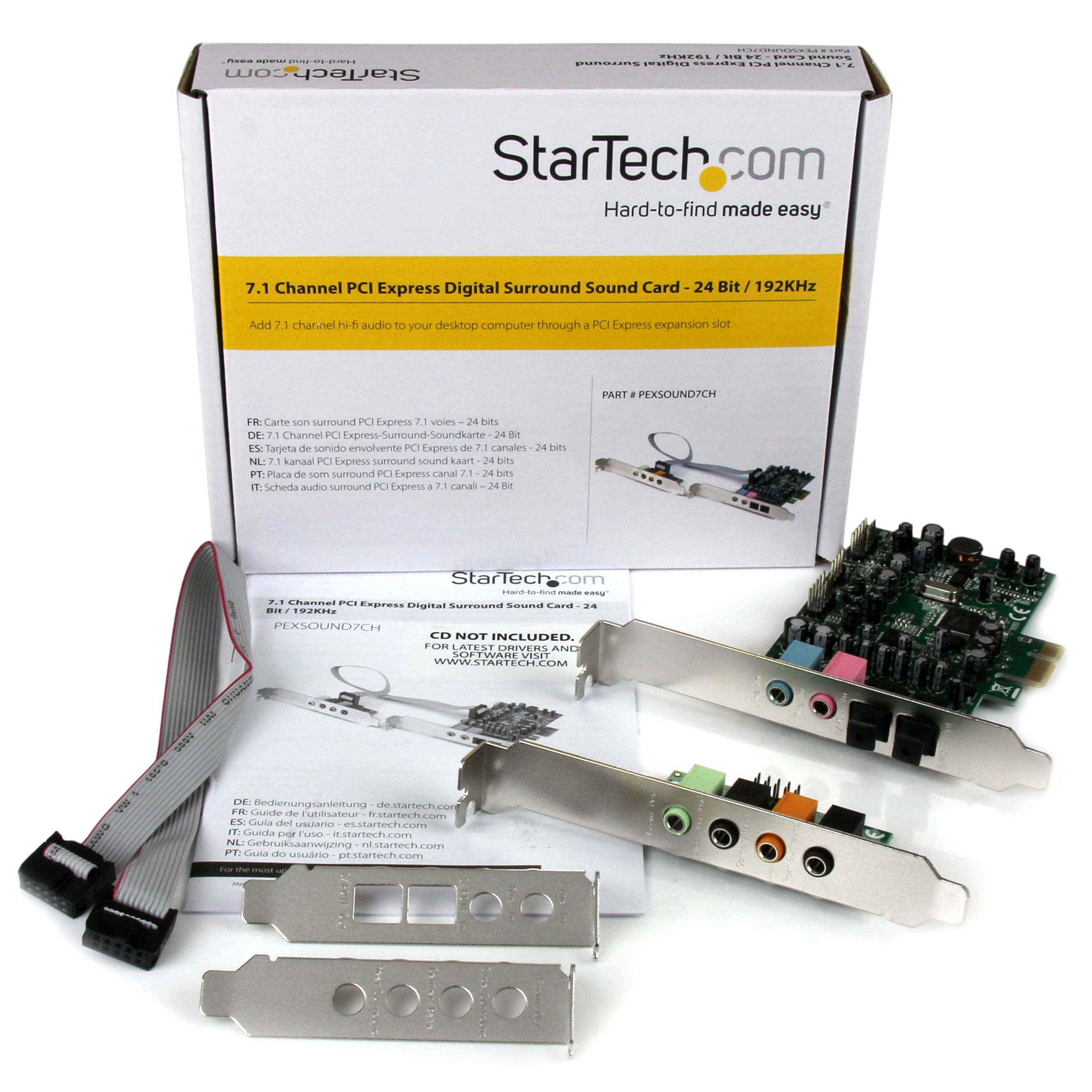 startech-com-carte-son-pci-express-7-1-canaux-24-bits-192-khz image 7