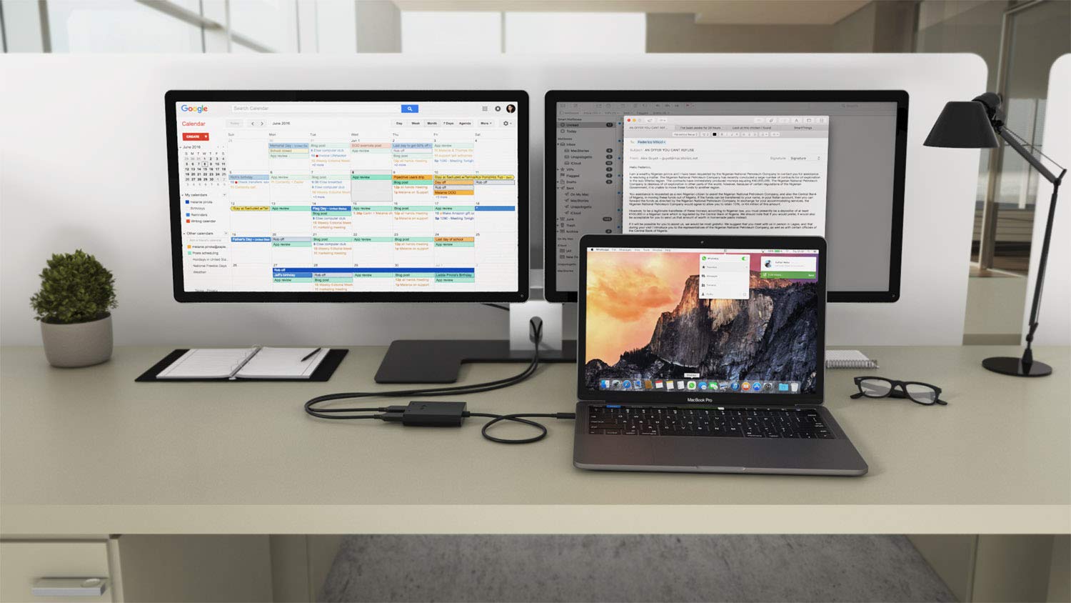 i-tec-usb-c-vers-dual-hdmi-adaptateur-vid-o-2x-hdmi-4k-thunderbolt-3-windows-mac image 6