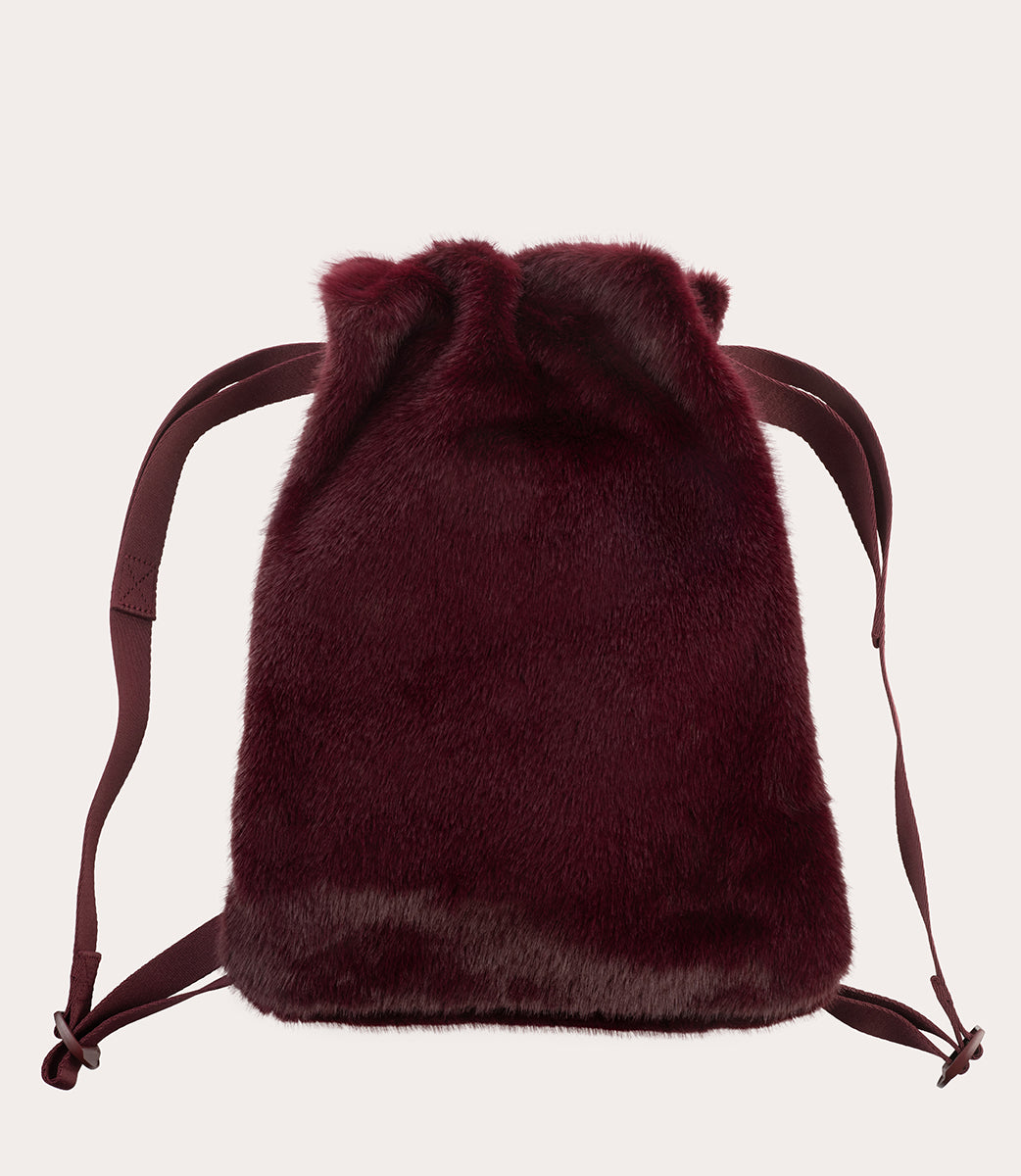tucano-nina-fur-sac-dos-en-fausse-fourrure image 5