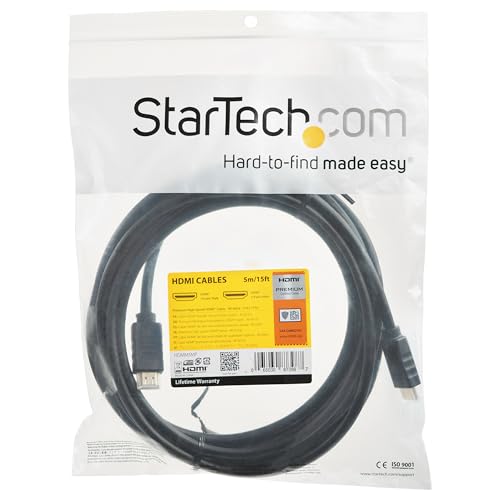 startech-com-c-ble-hdmi-2-0-certifi-avec-ethernet-5-m-4k-60hz-hdr10-noir image 6