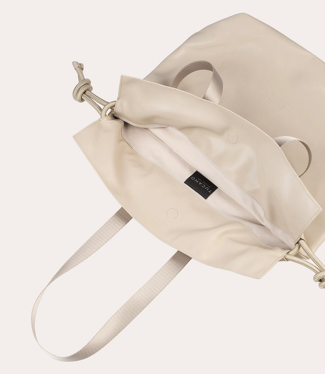 tucano-nina-shopper-grand-format-effet-cuir-recycl-avec-fermeture-cordon image 8