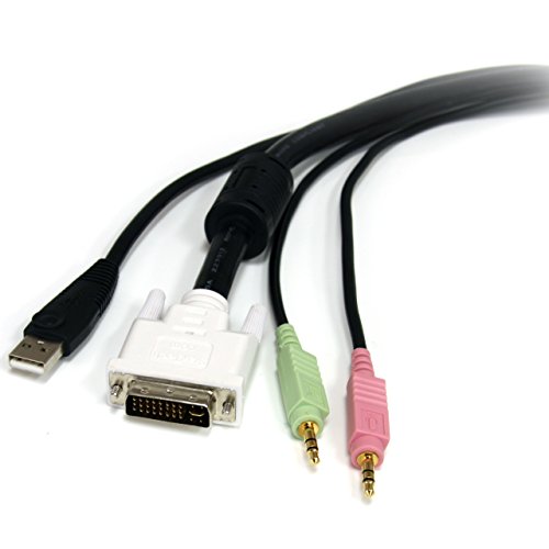 startech-com-usbdvi4n1a10-c-ble-kvm-usb-dvi-4-en-1-audio-micro-3m image 6