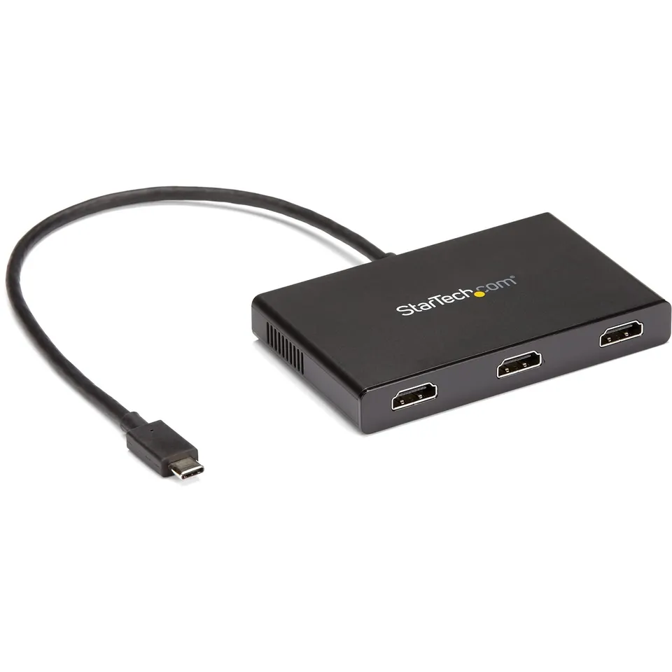 startech-com-hub-mst-usb-c-vers-triple-hdmi-1080p-4k-30cm image 1