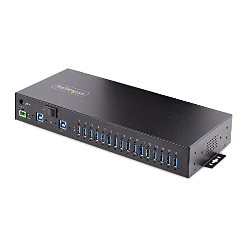 startech-com-hub-industriel-usb-3-0-16-ports-5gbps-esd-m-tal-5g16ainds-usb-a-hub image 6