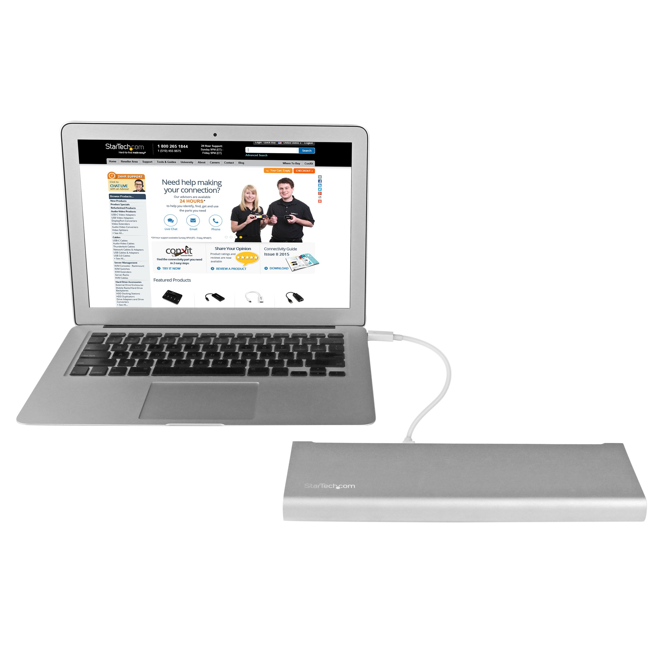startech-com-tb2dock4k2dp-station-d-accueil-thunderbolt-2-double-displayport-4k image 8