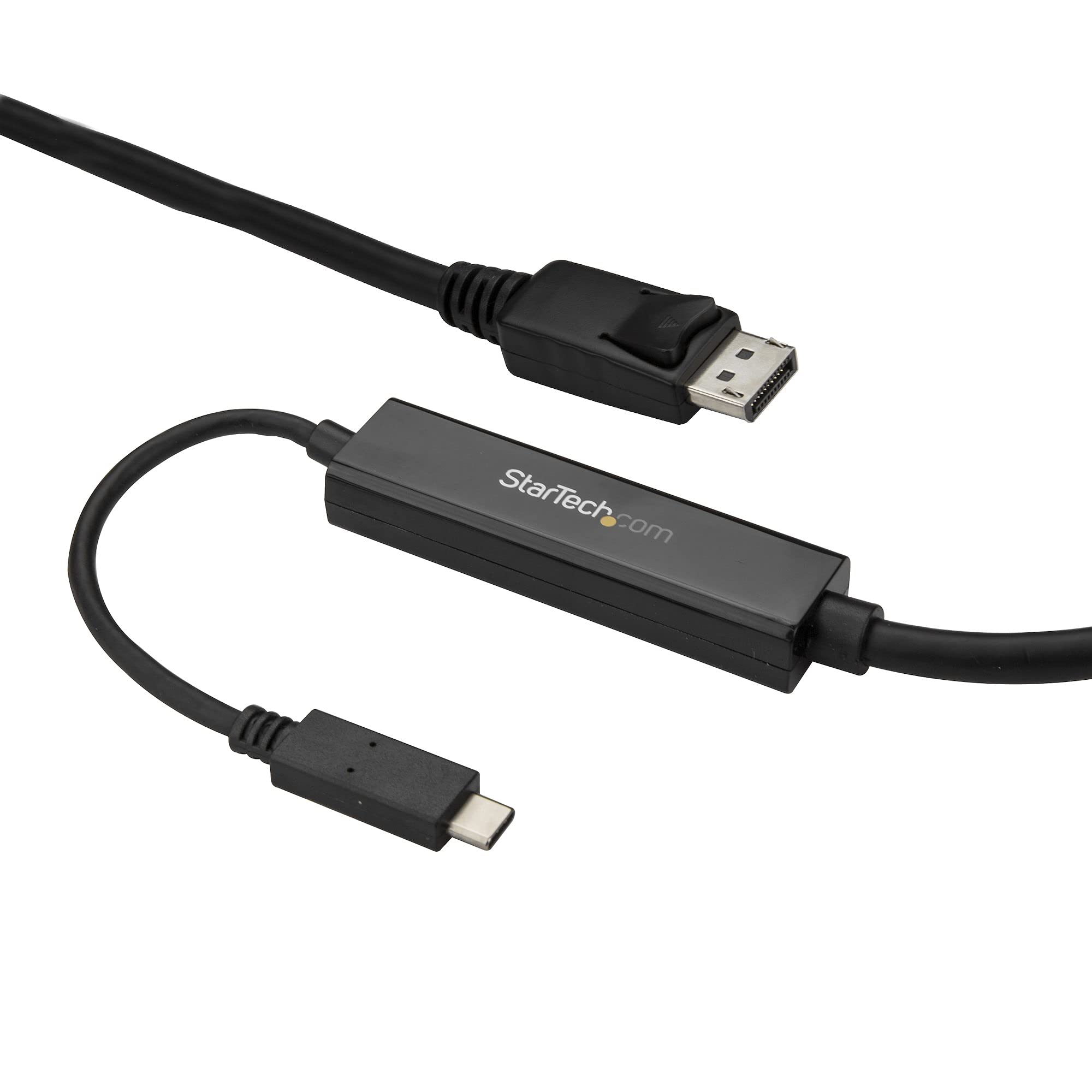 startech-com-c-ble-usb-c-vers-displayport-1-2-4k-60hz-1-m-noir image 4