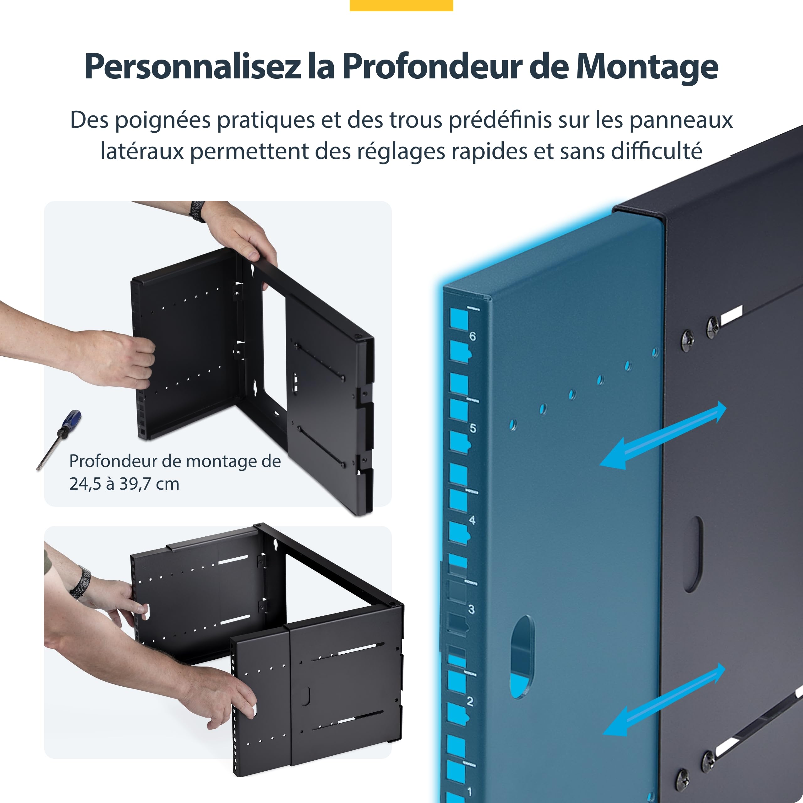 startech-com-rack-mural-6u-2-montants-19-profondeur-r-glable-40-cm-ouvert image 3