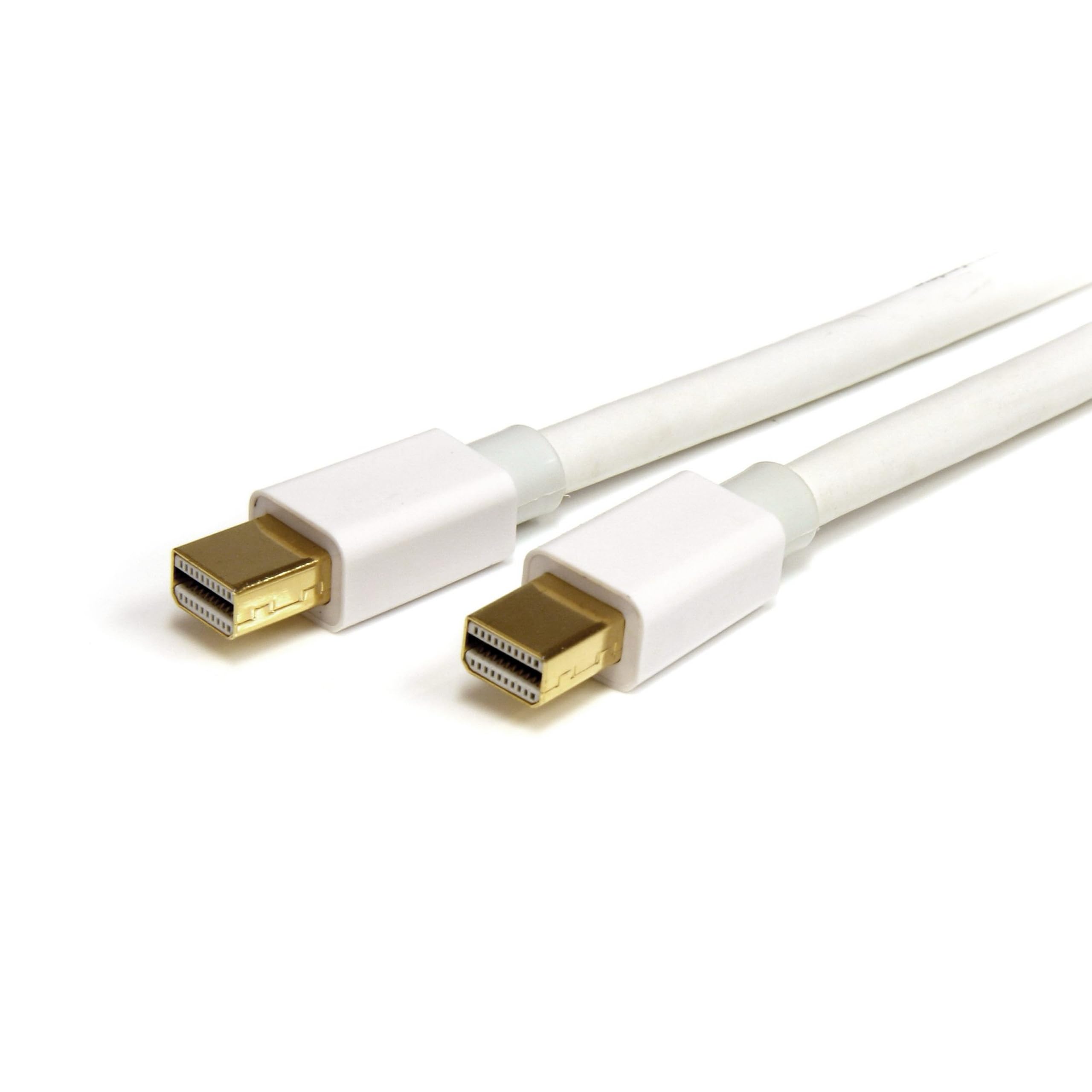 startech-com-c-ble-mini-displayport-1-2-vers-mini-dp-1m-4k-blanc-mdpmm1mw image 2