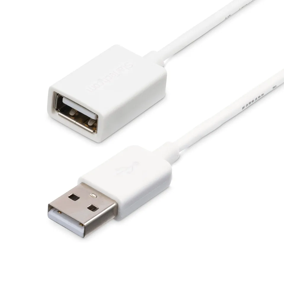 startech-com-usbextpaa3mw-c-ble-d-extension-usb-2-0-a-m-f-3-m-blanc image 1