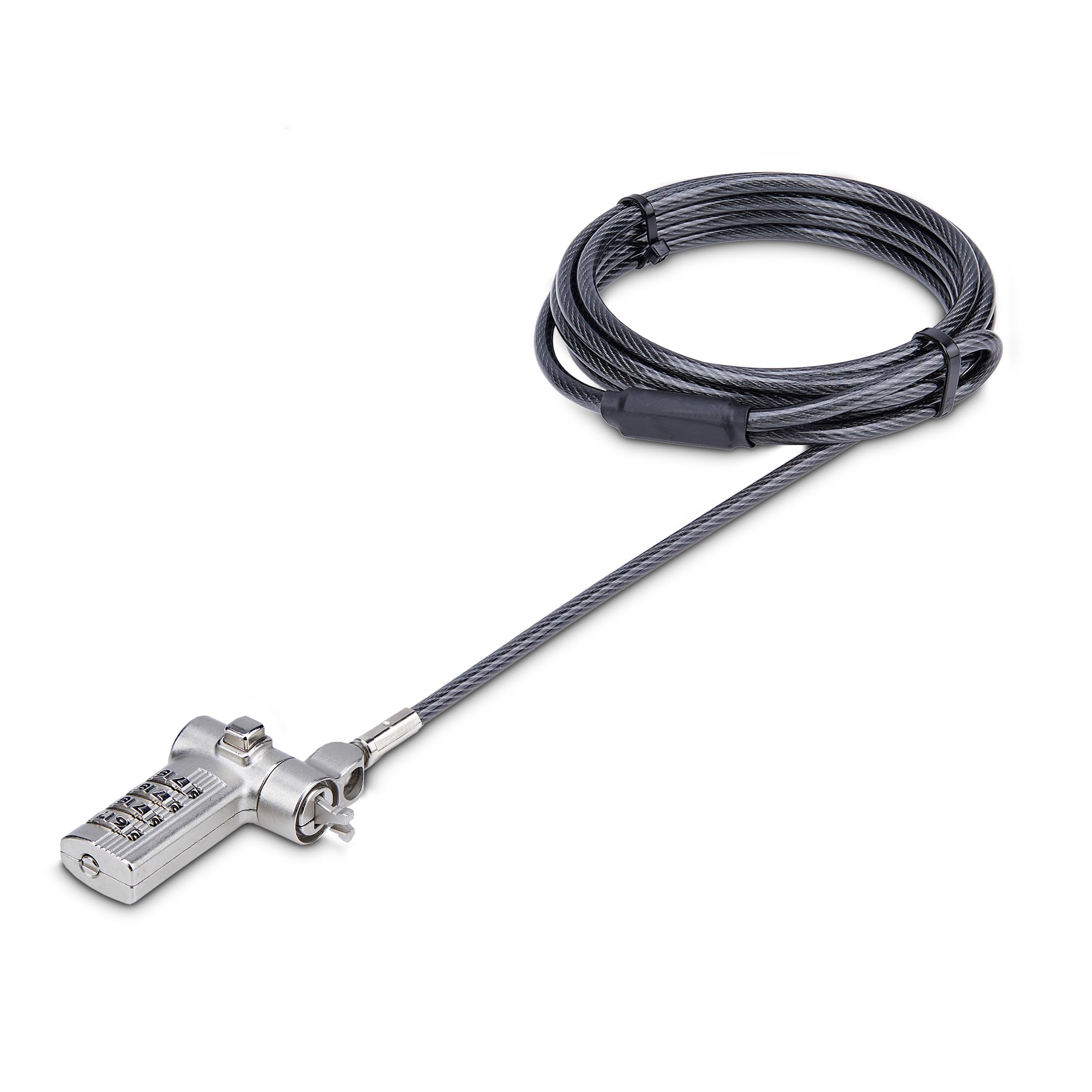 startech-com-antivol-universel-pour-pc-portable-2m-serrure-combinaison-4-chiffre image 1