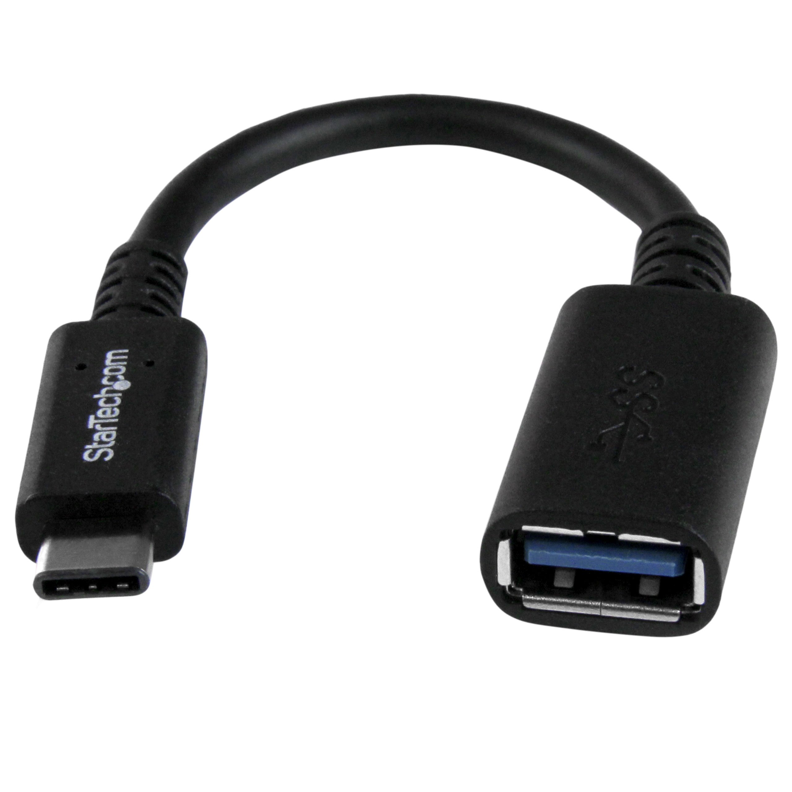 startech-com-usb31caadp-adaptateur-usb-c-vers-usb-a-usb-3-0-5gbps-m-f image 1