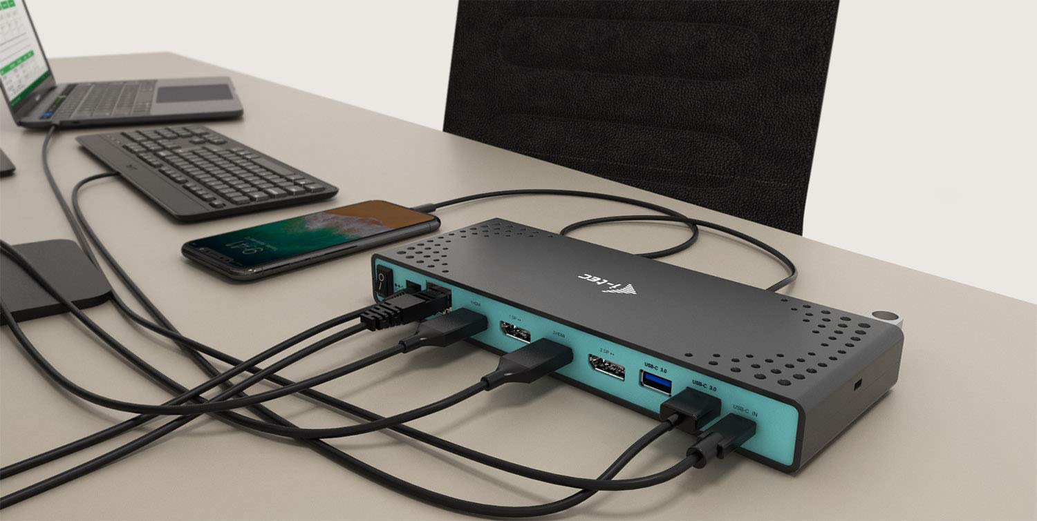 i-tec-station-d-accueil-universelle-usb-3-0-usb-c-5k-2x-4k-2x-hdmi-2x-displaypor image 8
