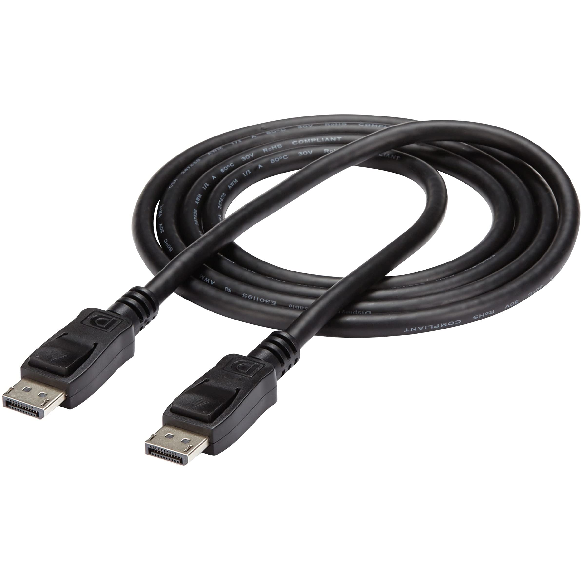 startech-com-c-ble-displayport-1-2-2-m-4k-x-2k-ultra-hd-certifi-vesa-noir image 4