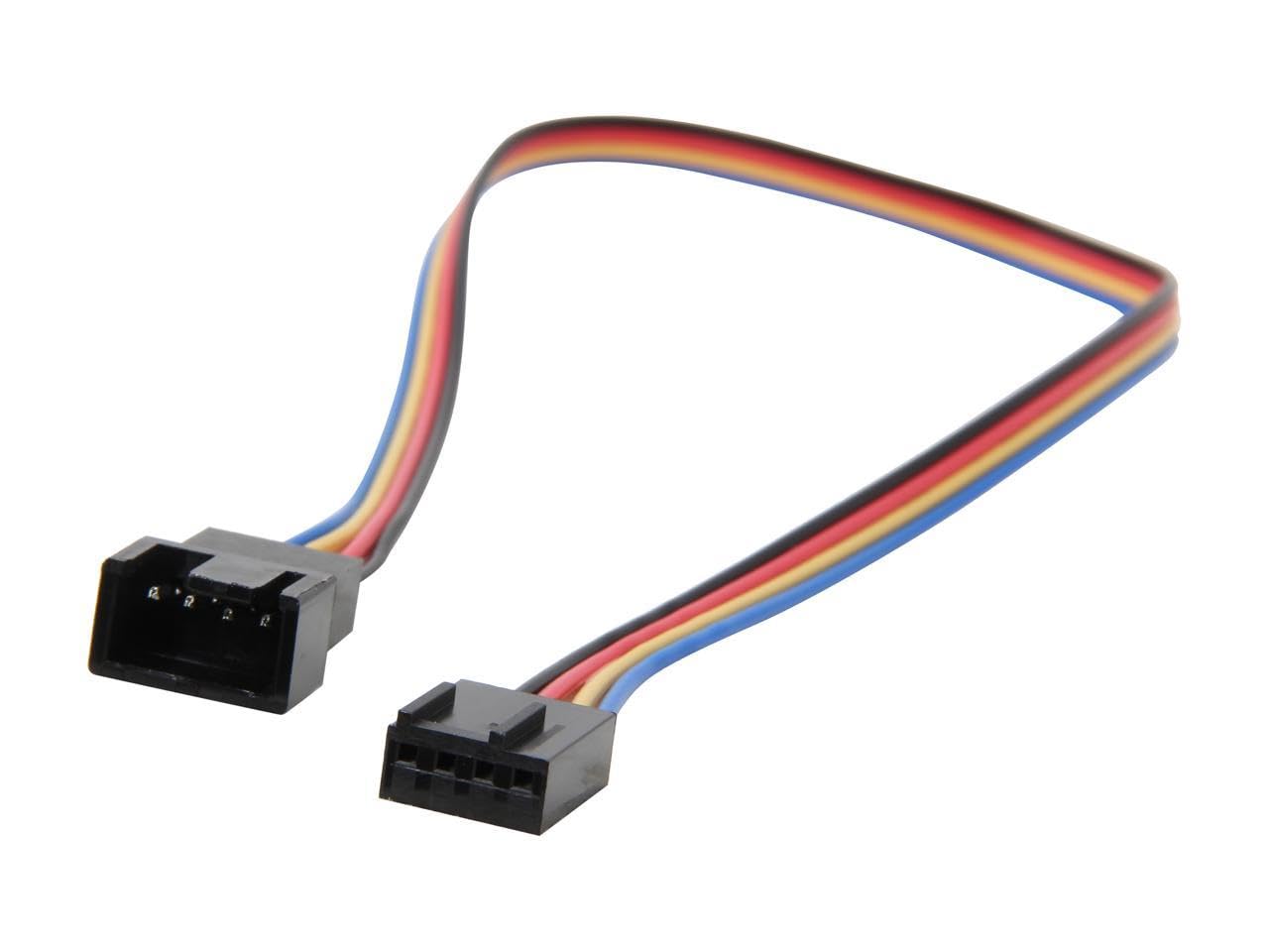 startech-com-c-ble-rallonge-alimentation-ventilateur-4-broches-pwm-30cm-fan4ext1 image 1