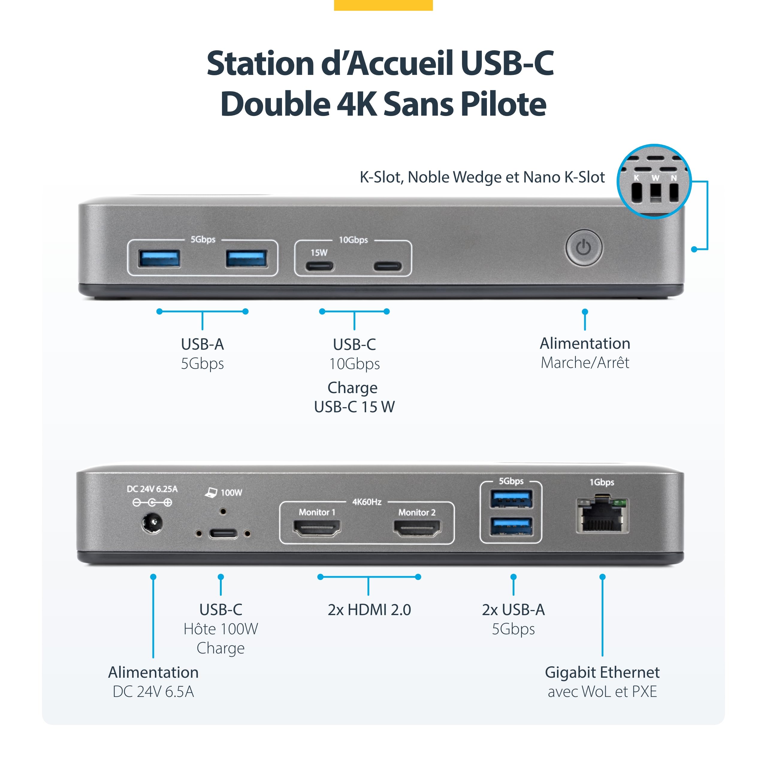 startech-com-dock-usb-c-double-hdmi-4k-60hz-6x-usb-ethernet image 2