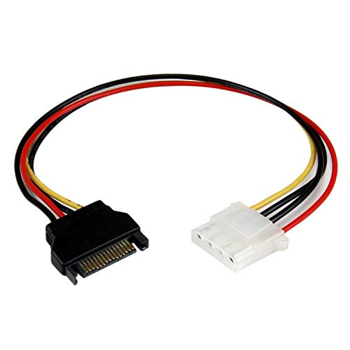 startech-com-lp4satafm12-c-ble-adaptateur-alimentation-sata-vers-lp4-molex-30-cm image 2