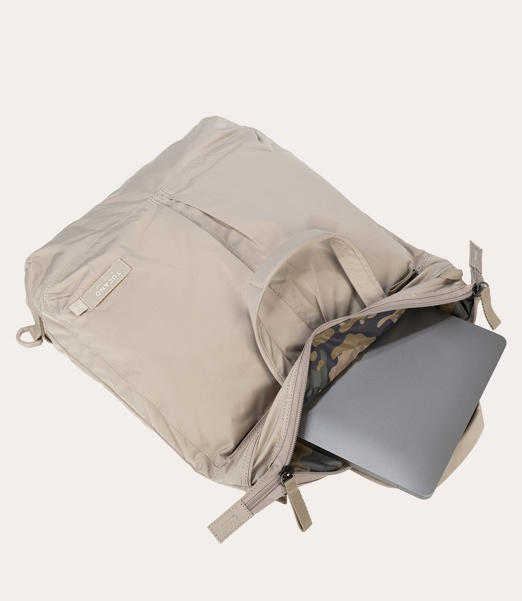 tucano-desert-shopper-m-sac-dos-plastique-recycl-avec-poche-pc image 7