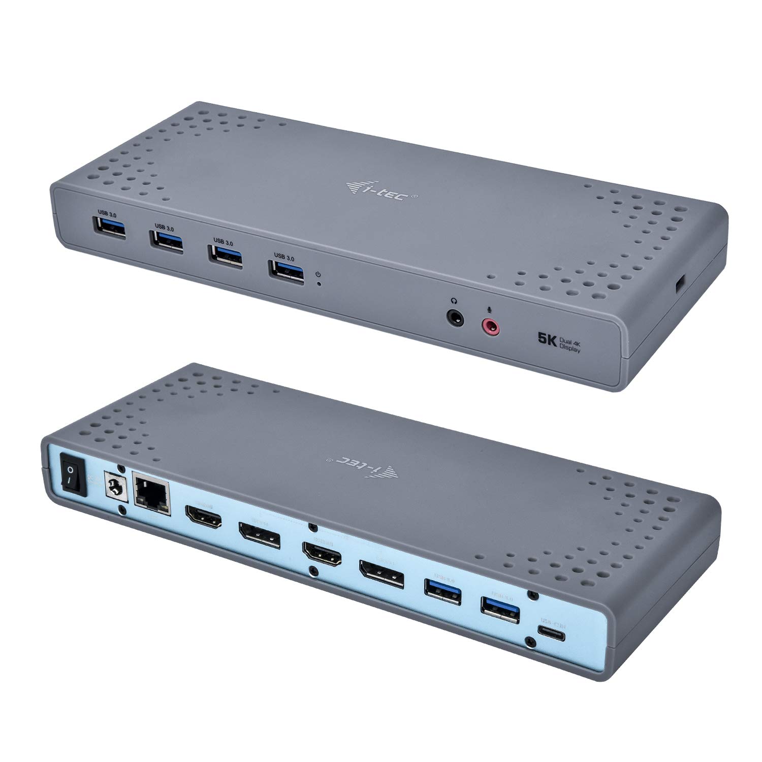 i-tec-station-d-accueil-universelle-usb-3-0-usb-c-5k-2x-4k-dual-hdmi-dual-displa image 1