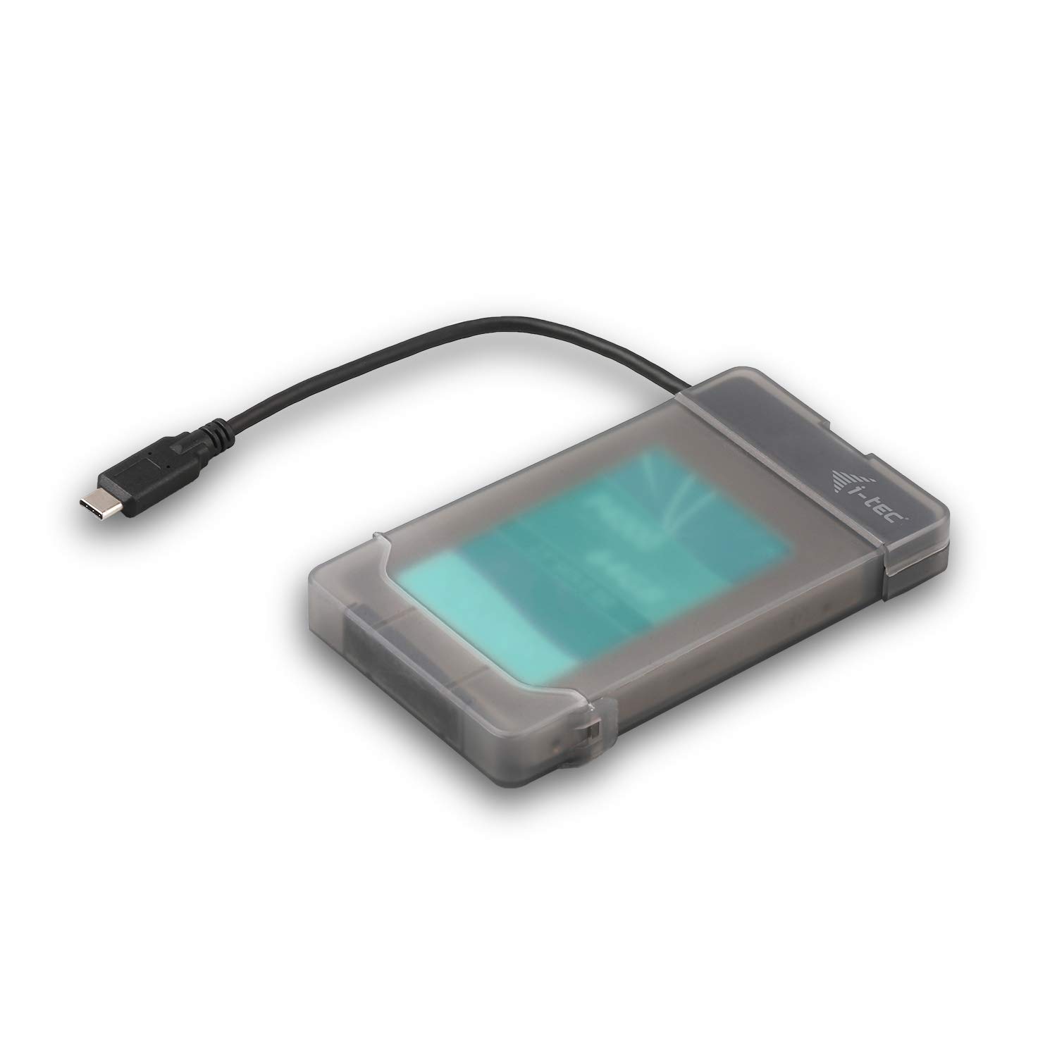 i-tec-c31mysafeu313-protection-pour-disque-dur-usb-usb-c-vers-sata-ii-noir-gris image 2