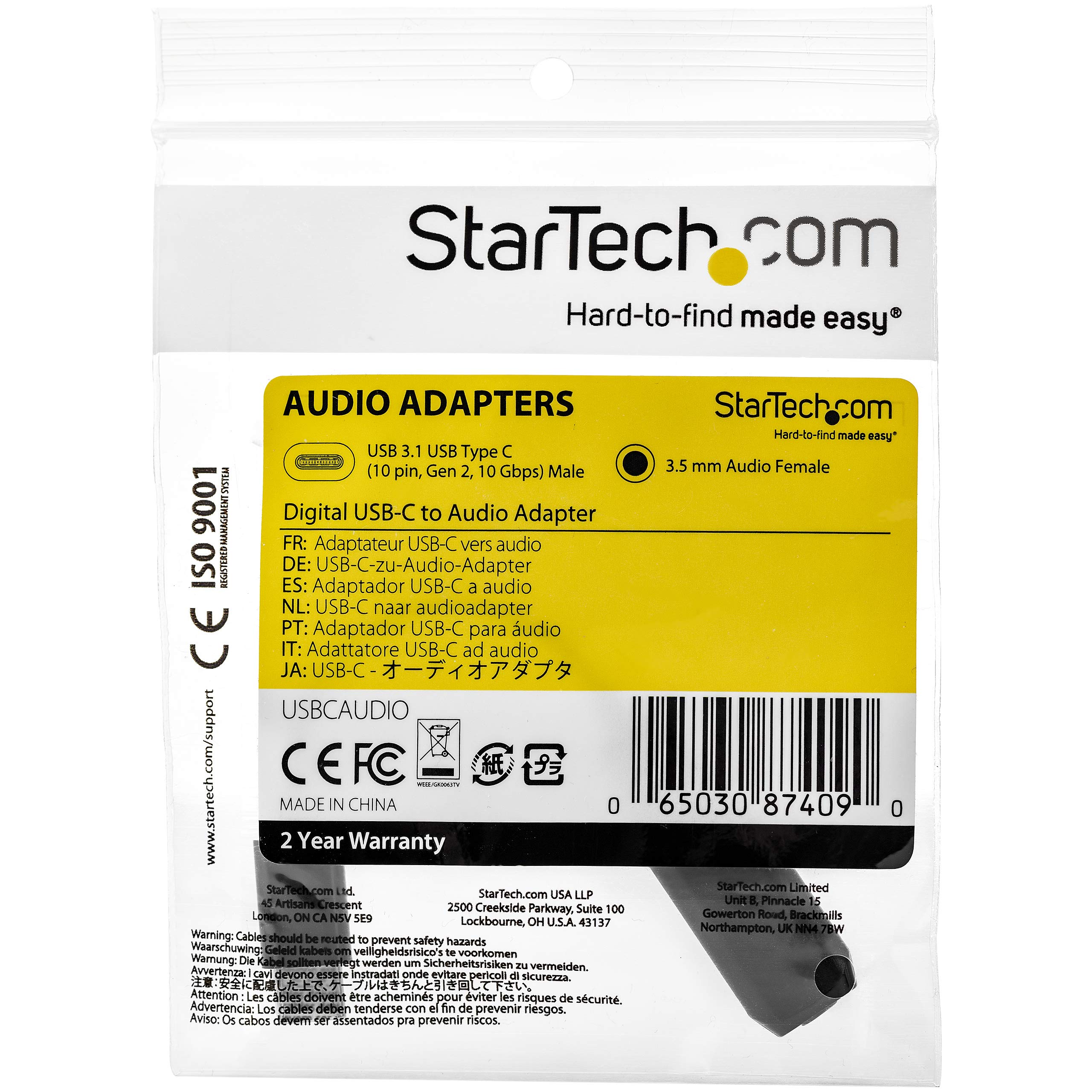 startech-com-usbcaudio-adaptateur-audio-usb-c-vers-3-5-mm-noir-24-bits image 4
