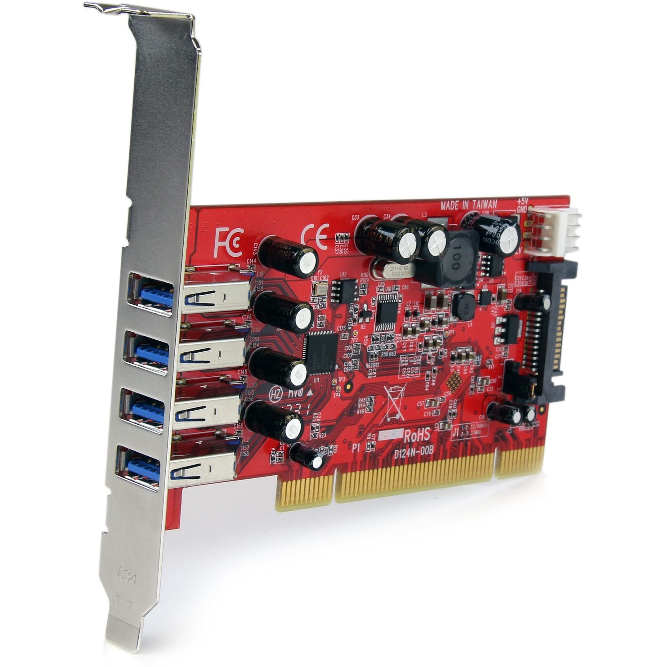 startech-com-pciusb3s4-carte-pci-4-ports-usb-3-0-superspeed-5-gbps image 2
