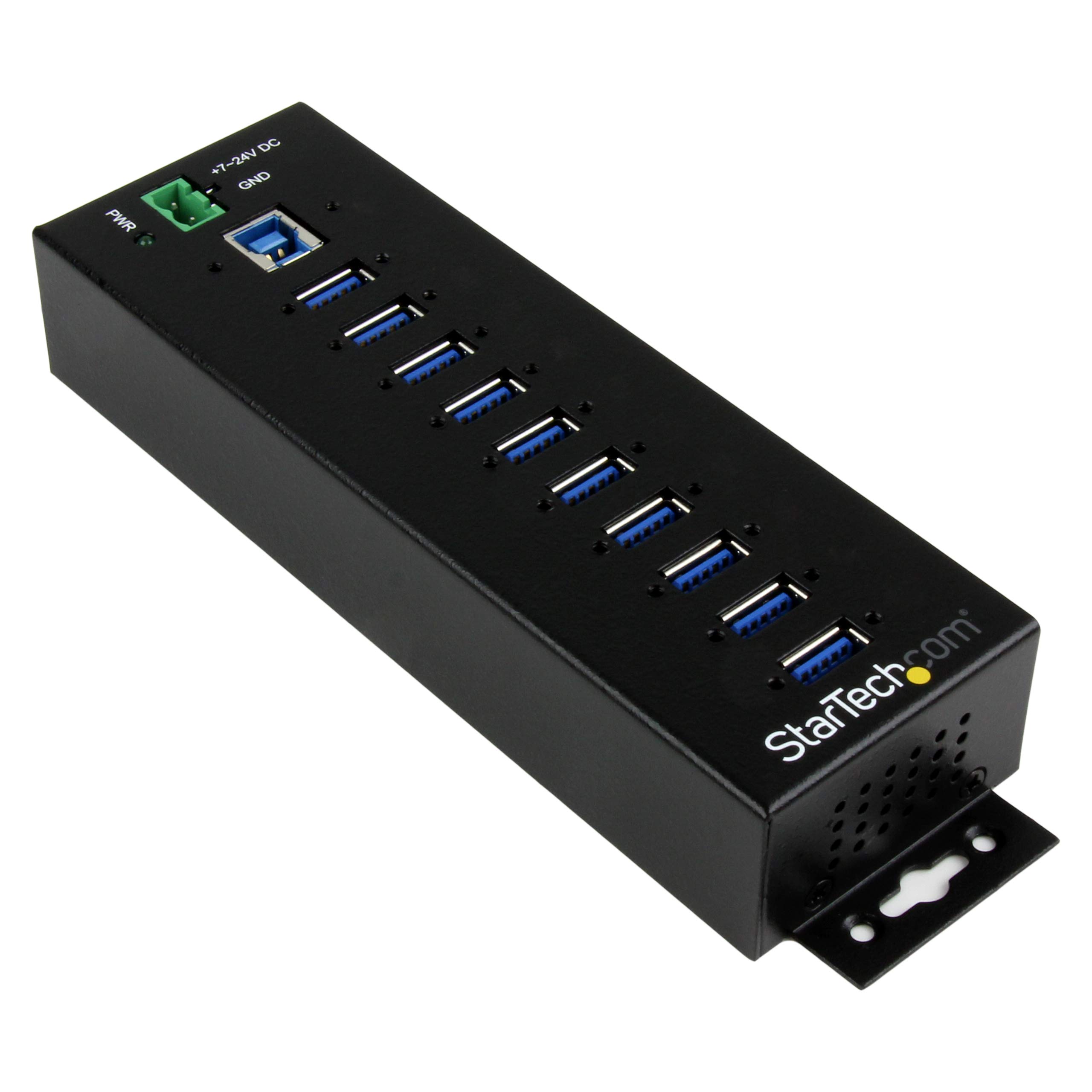 startech-com-hub-industriel-usb-3-0-7-ports-5gbps-hb30a7ame-m-tal-esd image 7