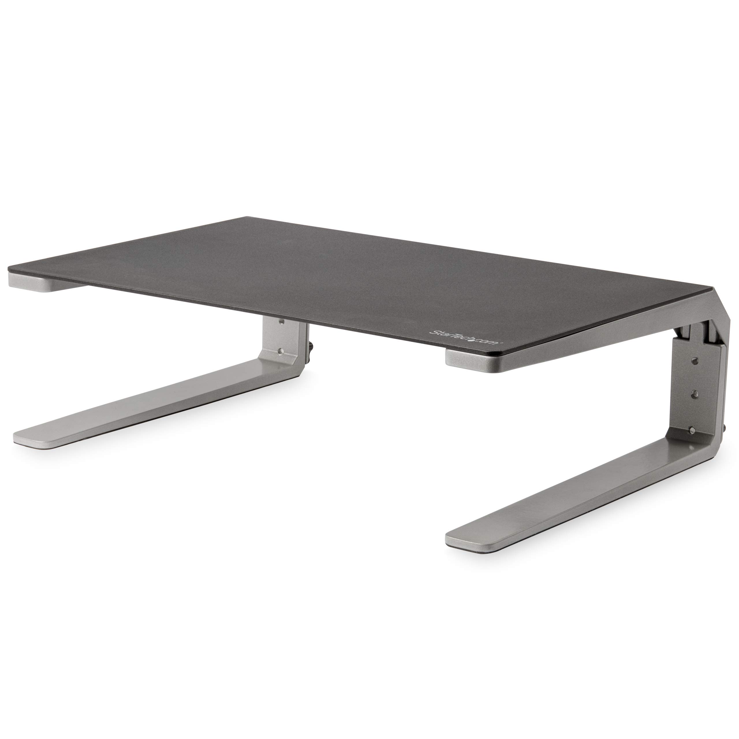 startech-com-monstnd-rehausseur-cran-acier-aluminium-jusqu-32-pouces-noir-argent image 1