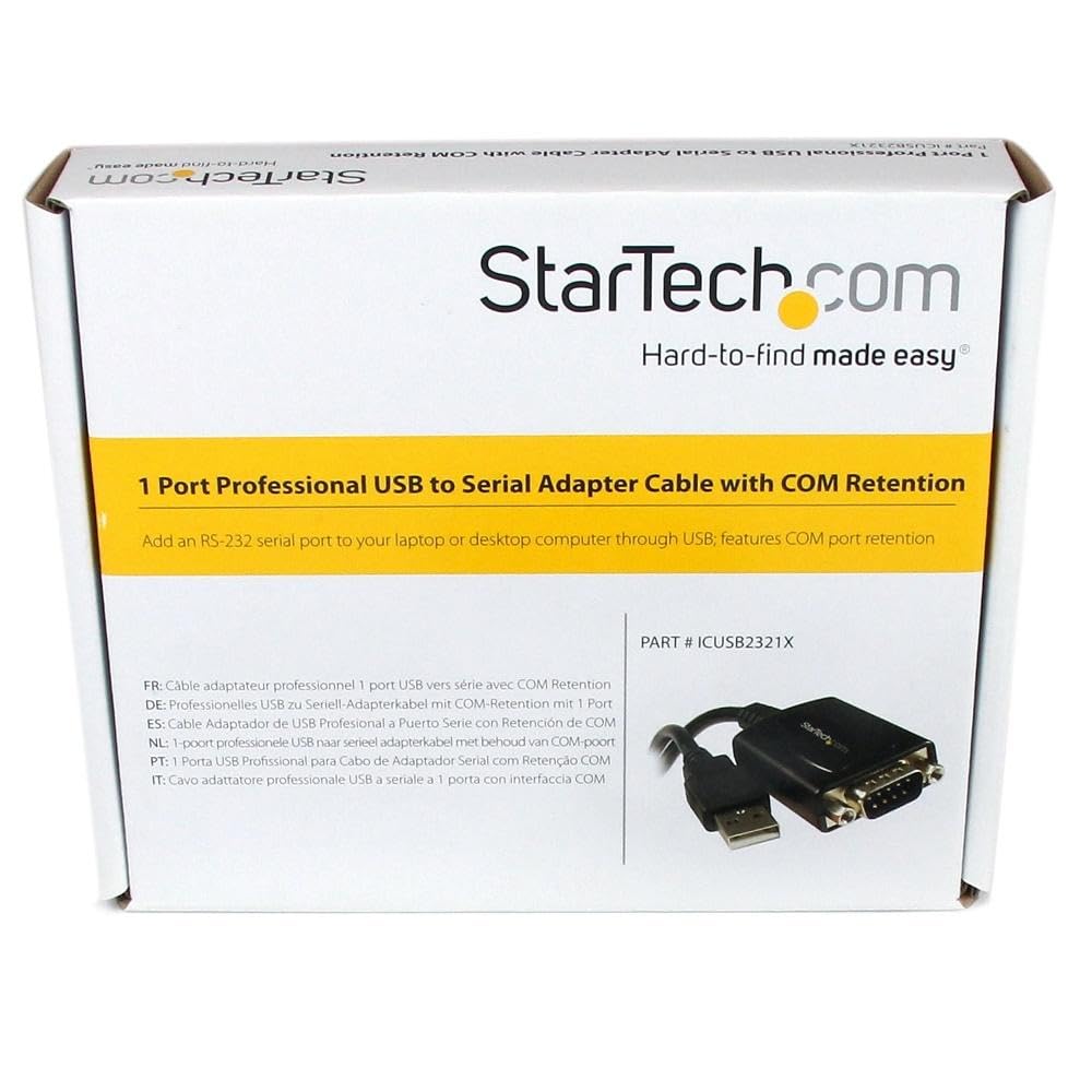 startech-com-icusb2321x-c-ble-adaptateur-usb-vers-s-rie-rs232-30cm-1-port image 3