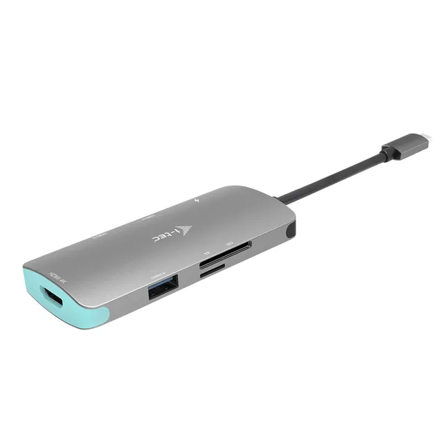 i-tec-nano-station-d-accueil-usb-c-m-tal-4k-hdmi-3x-usb-3-0-sd-microsd-pd-100w image 1