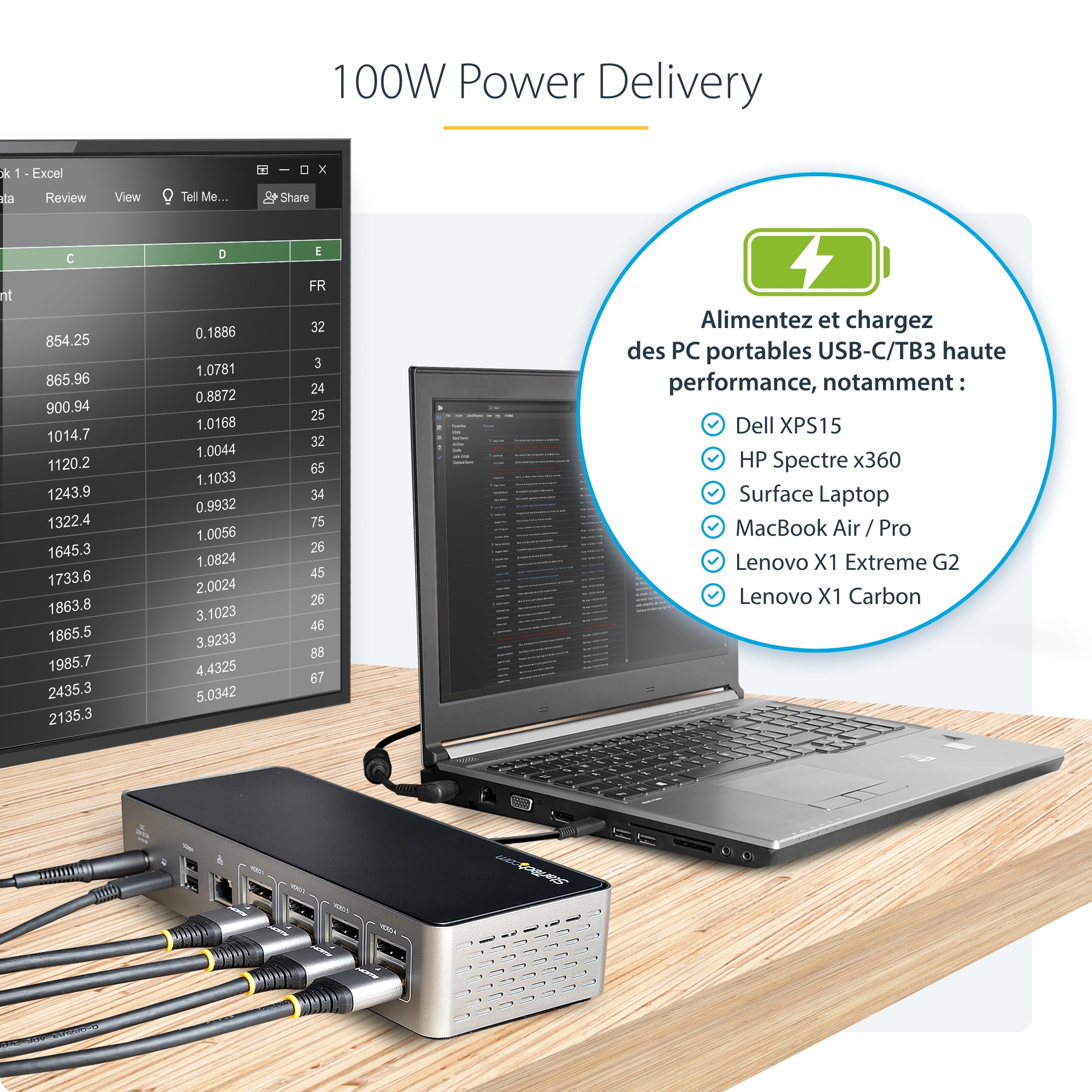 startech-com-dock-usb-c-quadruple-4k-60hz-displaylink-100w-gbe-pour-macbook-m1-m image 5