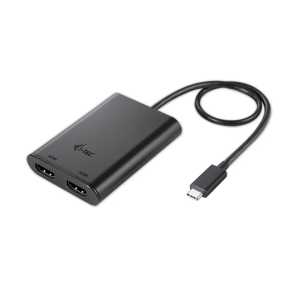 i-tec-usb-c-vers-dual-hdmi-adaptateur-vid-o-2x-hdmi-4k-thunderbolt-3-windows-mac image 1