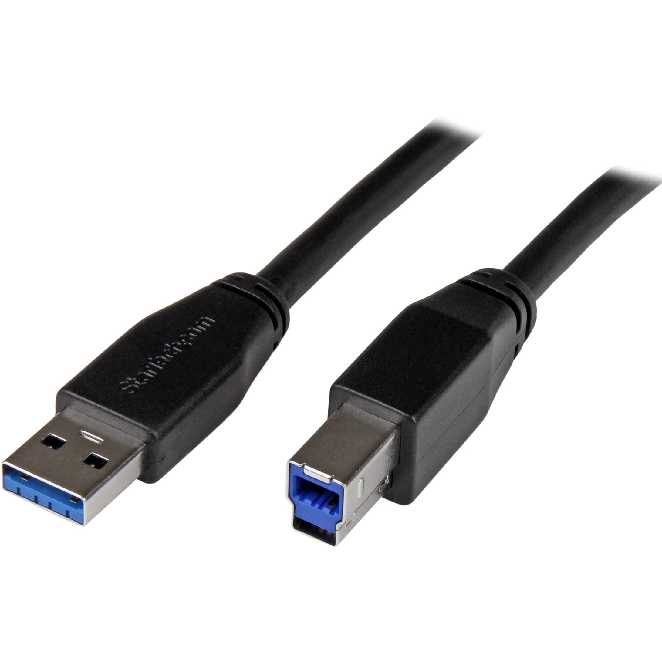 startech-com-c-ble-usb-3-0-actif-a-vers-b-10-m-noir-usb3sab10m image 1