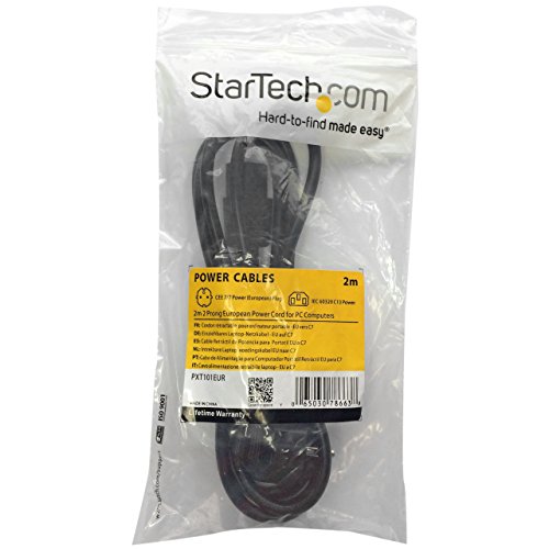 startech-com-pxt101eur-cordon-alimentation-pc-2m-schuko-ue-vers-c13-noir image 8