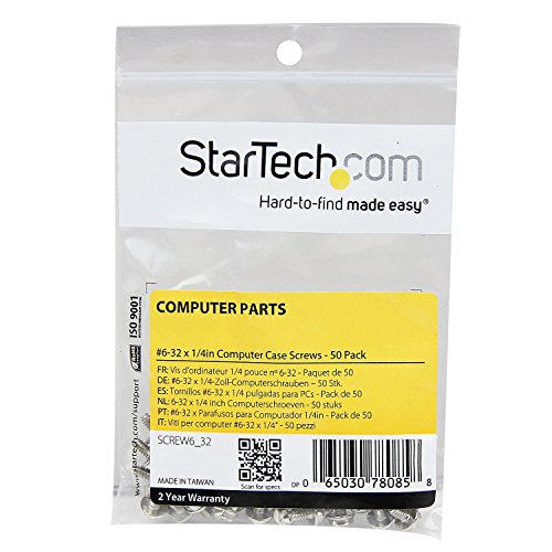 startech-com-screw6-32-vis-6-32-6-mm-pour-bo-tier-pc-lot-de-50 image 5