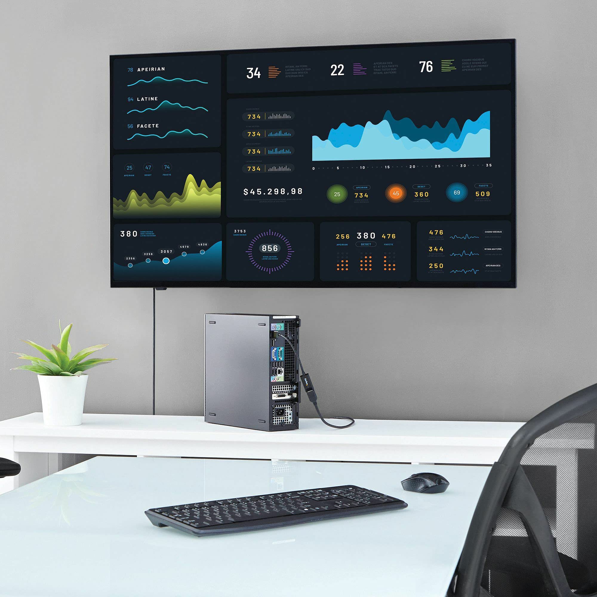 startech-com-adaptateur-displayport-vers-hdmi-actif-4k-30hz-dp2hd4ks image 6