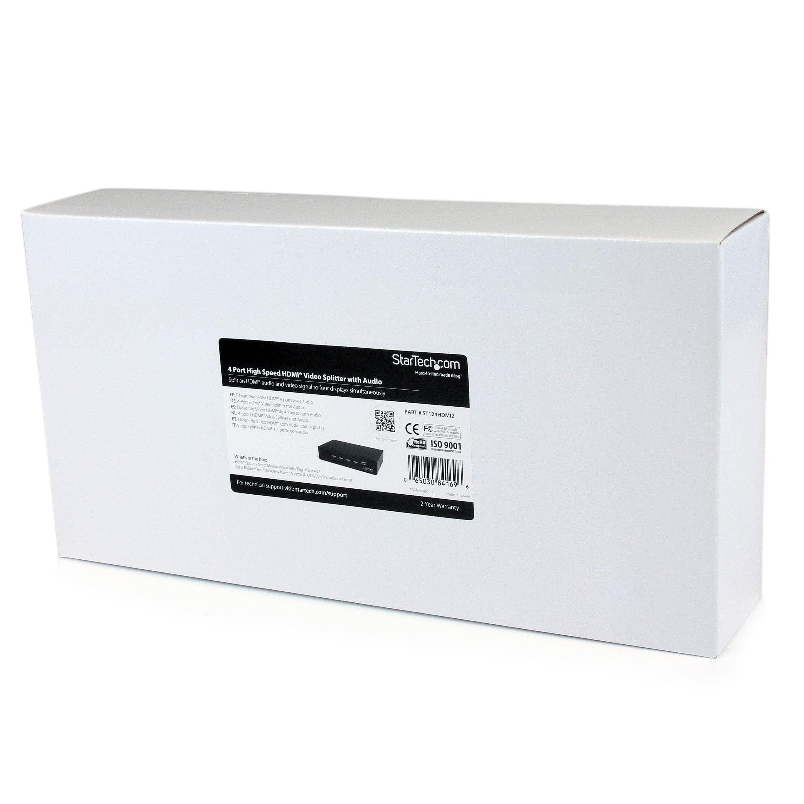 startech-com-r-partiteur-vid-o-hdmi-4-ports-avec-amplificateur-et-audio image 4