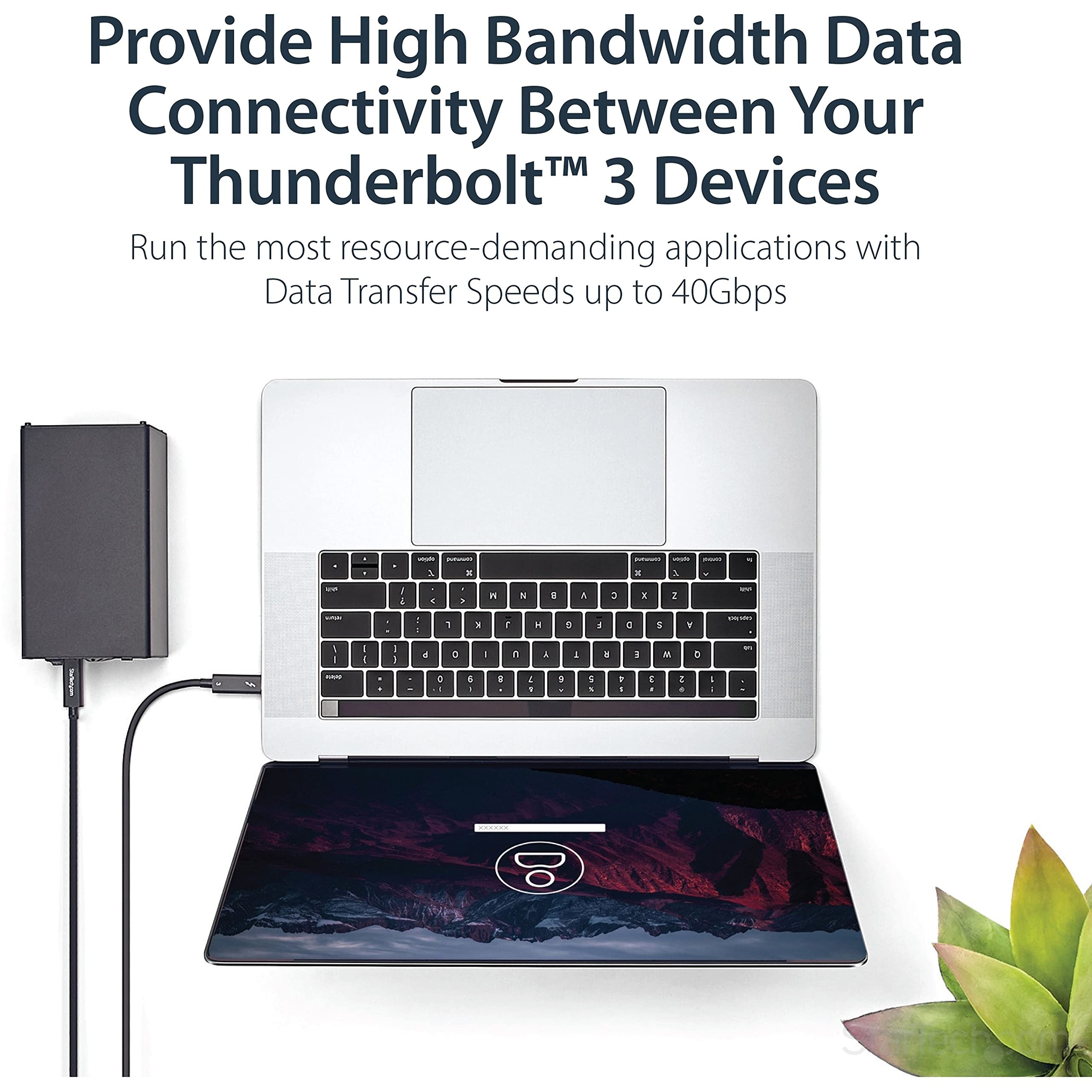 startech-com-c-ble-thunderbolt-3-actif-2m-40-gbps-100w-pd-4k-60hz-usb-c image 4
