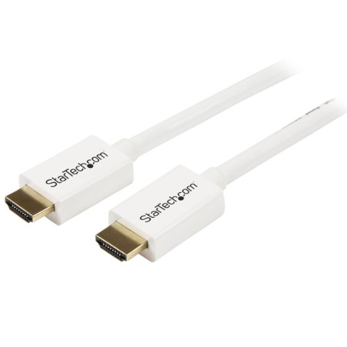 startech-com-hd3mm2mw-c-ble-hdmi-haute-vitesse-ultra-hd-4k-2-m-blanc-m-m-cl3 image 5