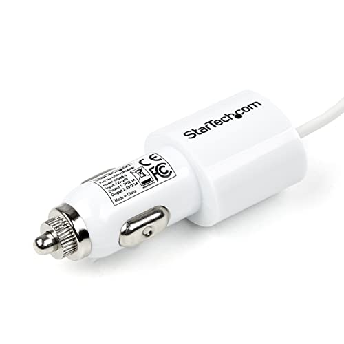 startech-com-usblt2pcarw-chargeur-voiture-lightning-usb-2-0-21w-blanc image 8