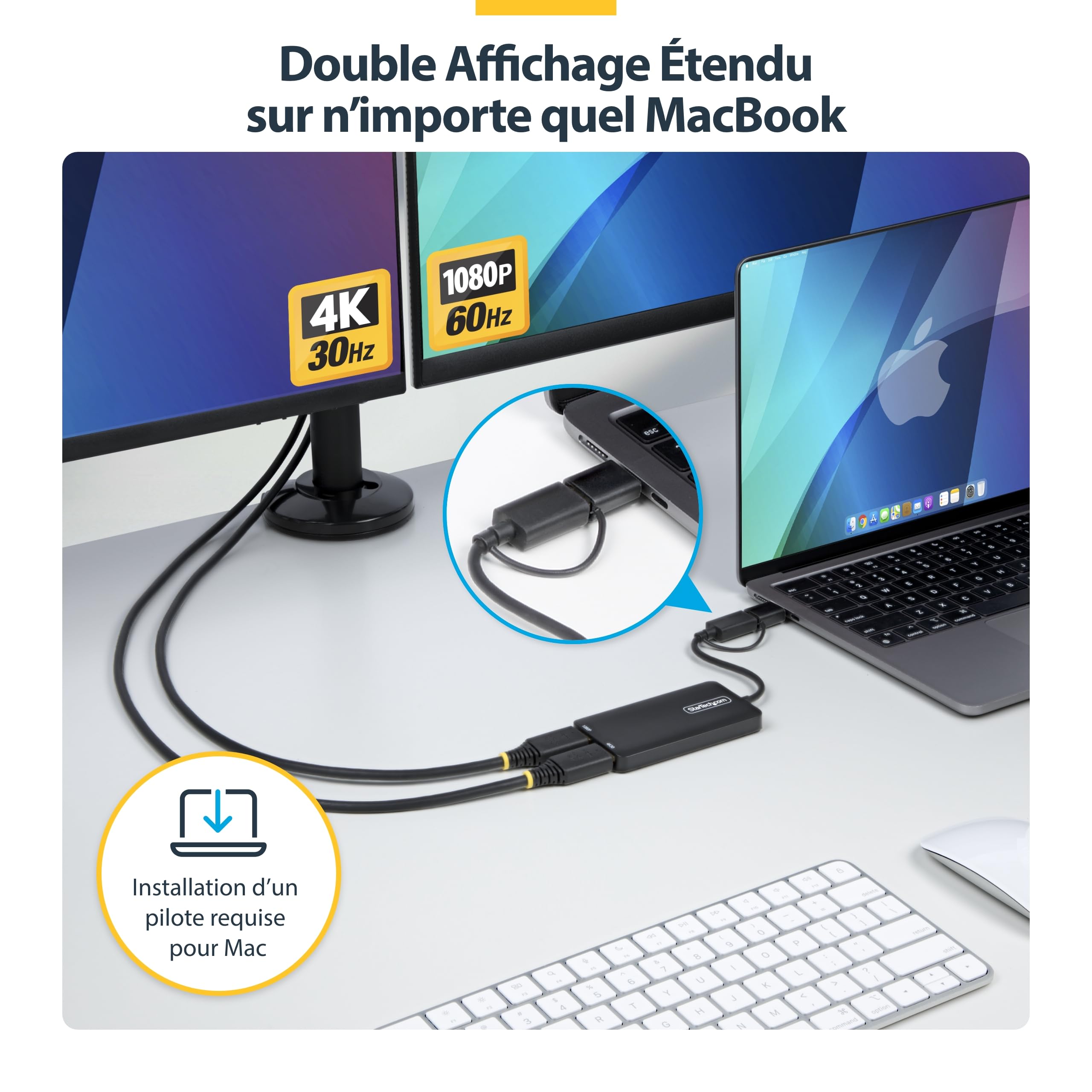 startech-com-adaptateur-usb-a-usb-c-vers-double-hdmi-4k30-1080p-mac-windows-chro image 4